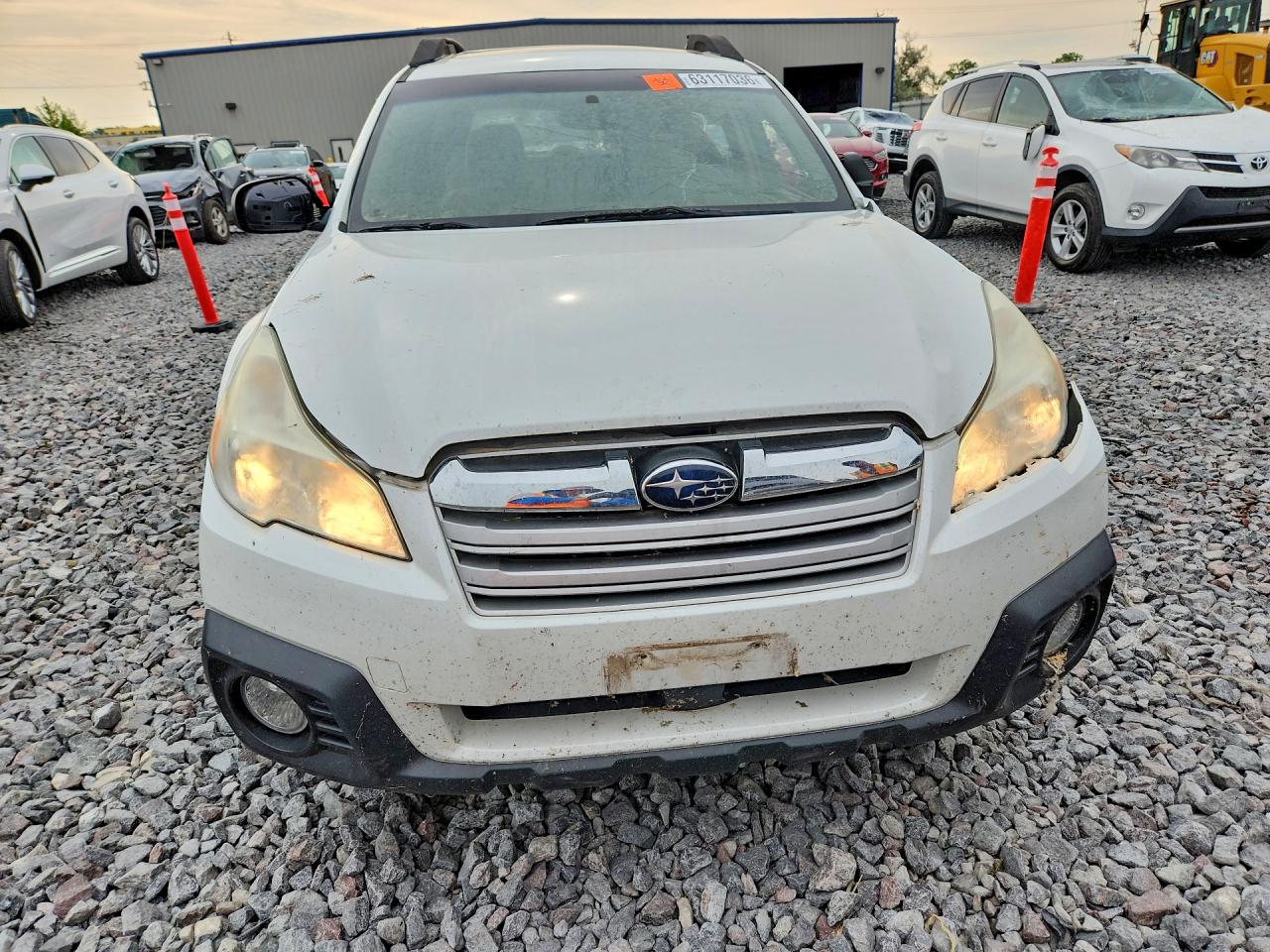 2013 Subaru Outback 2.5i Limited Белый vin: 4S4BRCKC2D3224605