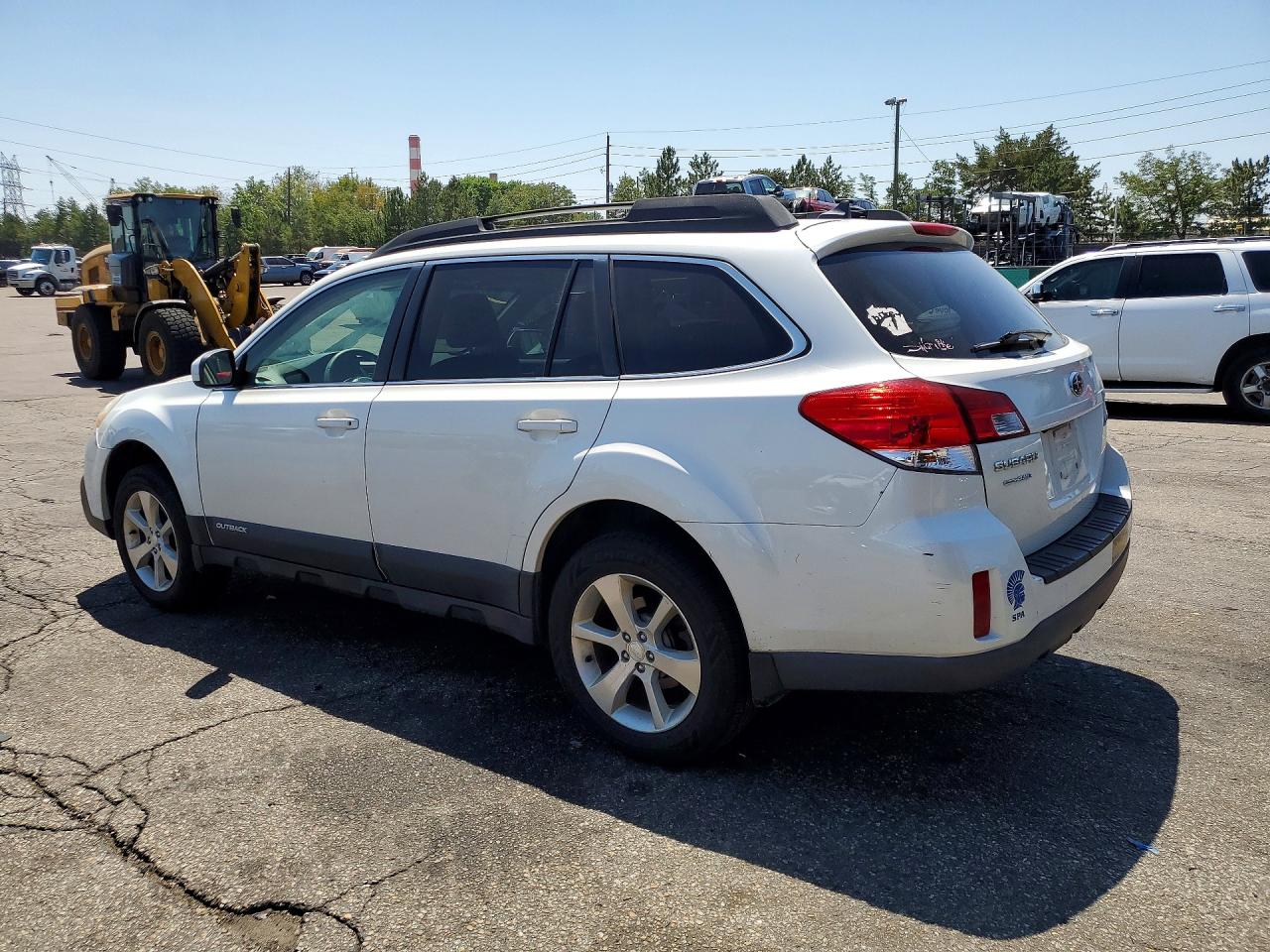 2013 Subaru Outback 2.5i Limited White vin: 4S4BRCKC2D3311100