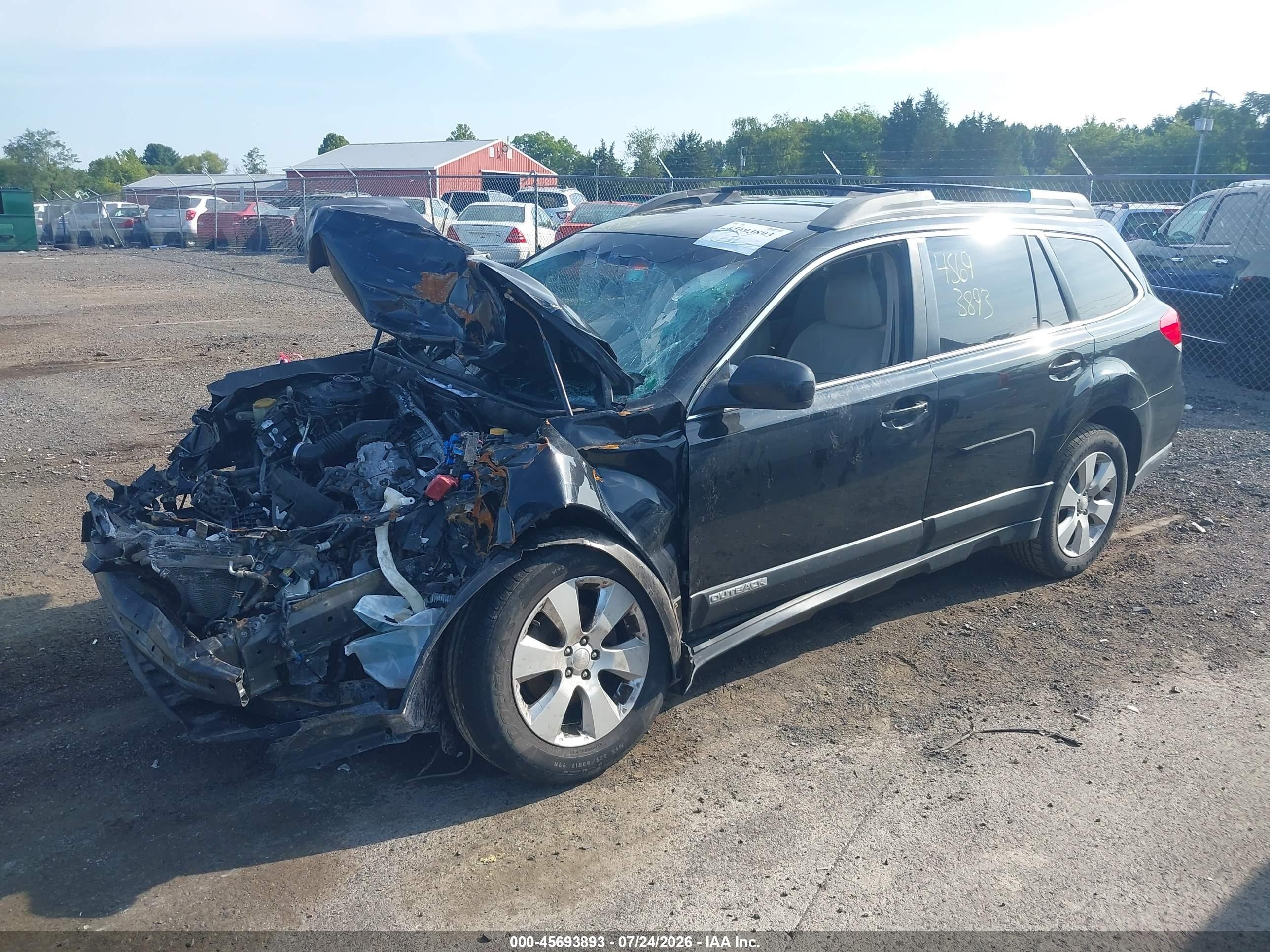 2010 Subaru Outback 2.5i Limited Black vin: 4S4BRCKC3A3378171