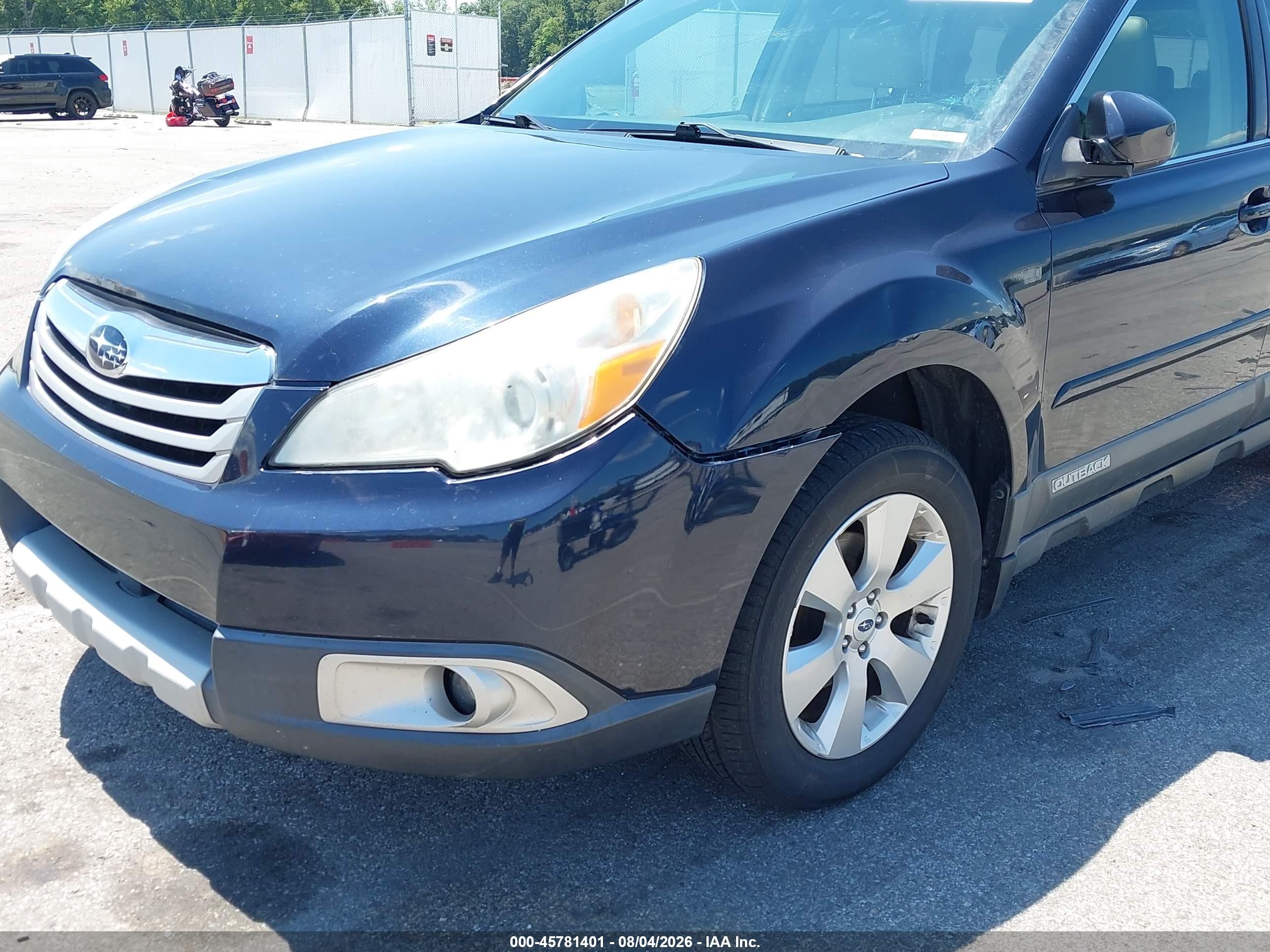 2012 Subaru Outback 2.5i Limited Blue vin: 4S4BRCKC3C3214549