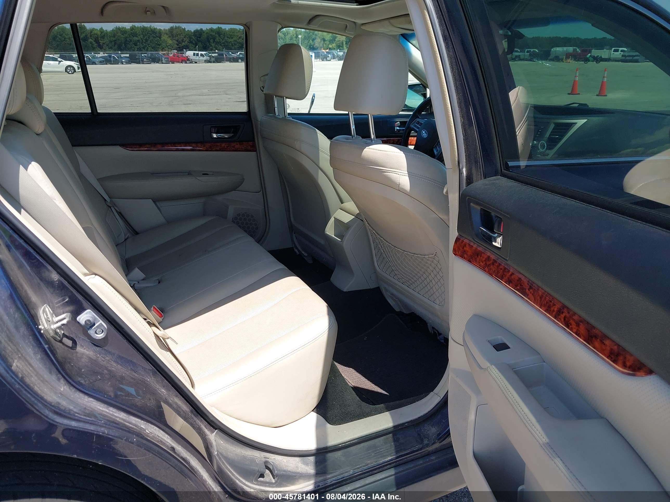 2012 Subaru Outback 2.5i Limited Blue vin: 4S4BRCKC3C3214549