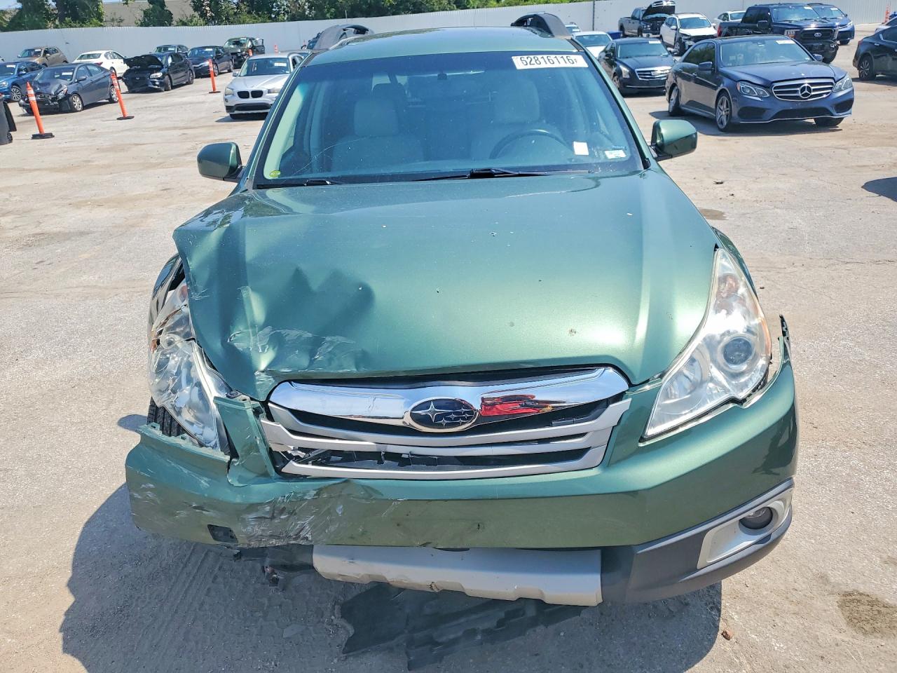 2012 Subaru Outback 2.5i Limited Green vin: 4S4BRCKC3C3249849