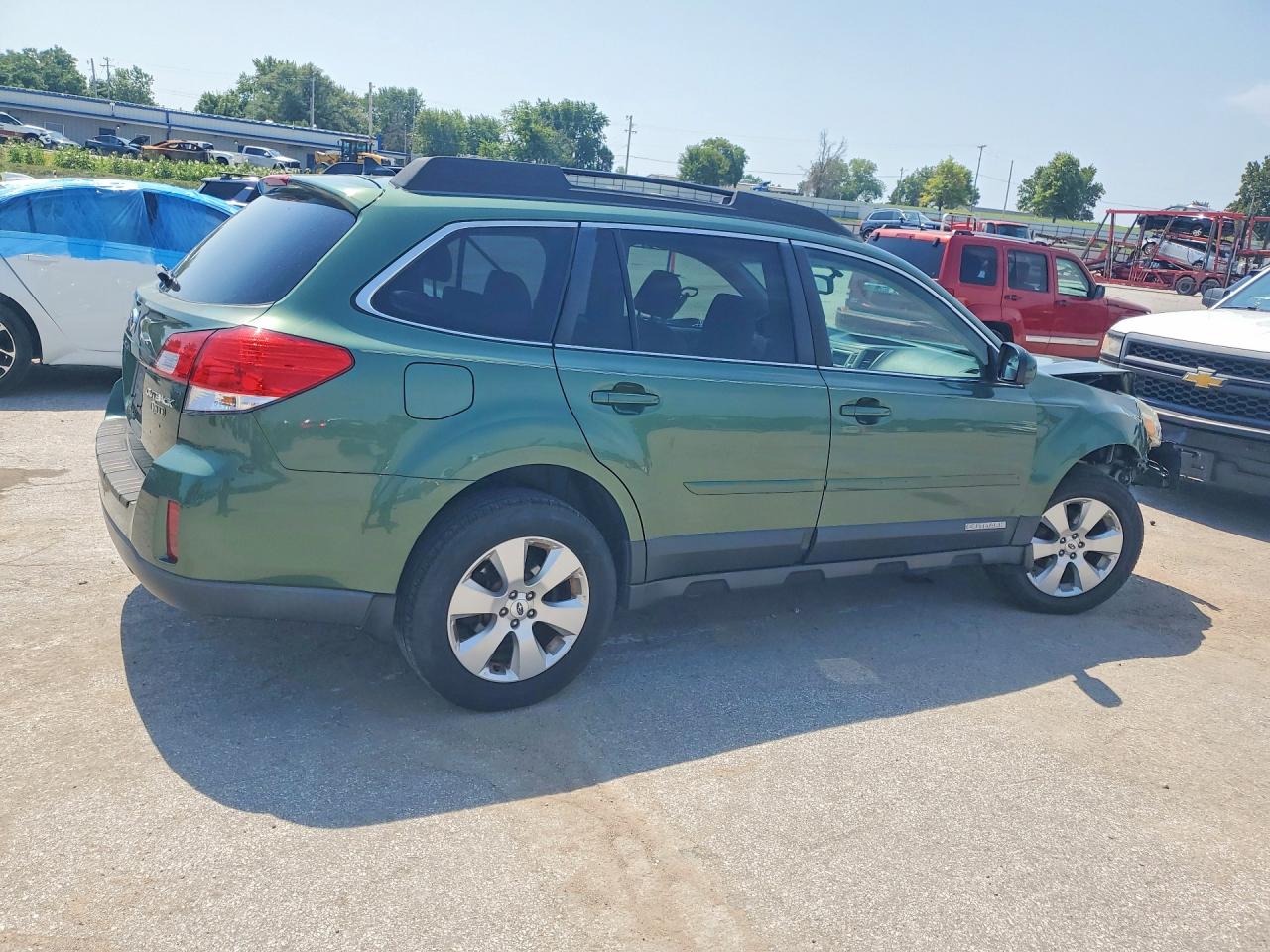 2012 Subaru Outback 2.5i Limited Green vin: 4S4BRCKC3C3249849