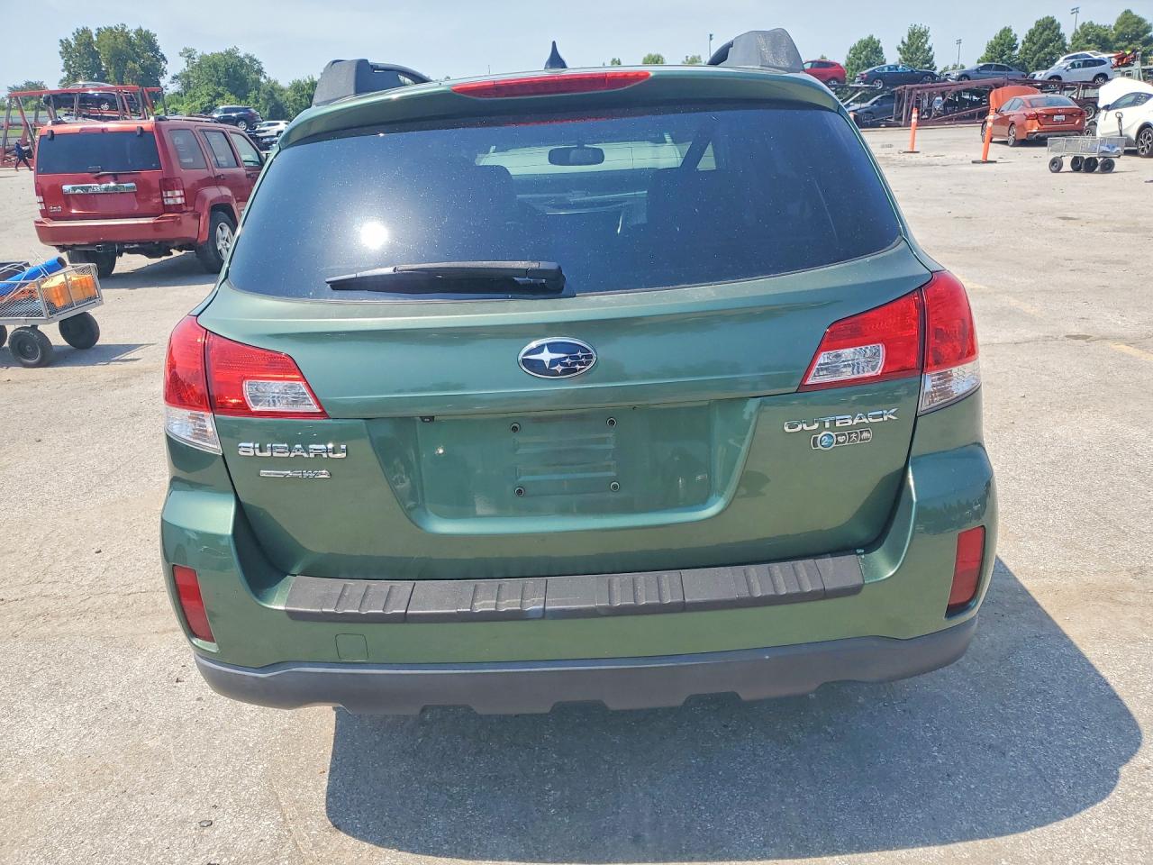 2012 Subaru Outback 2.5i Limited Green vin: 4S4BRCKC3C3249849