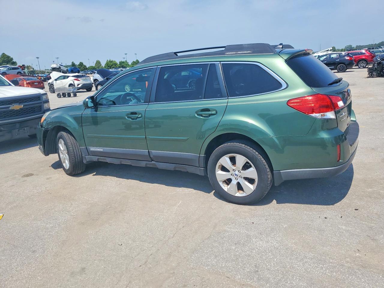 2012 Subaru Outback 2.5i Limited Green vin: 4S4BRCKC3C3249849