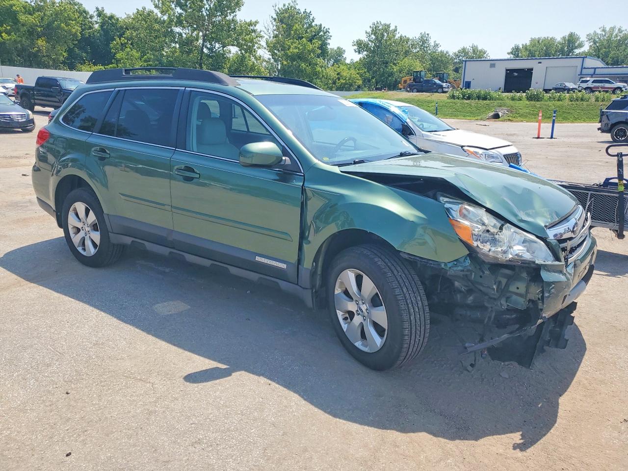 2012 Subaru Outback 2.5i Limited Green vin: 4S4BRCKC3C3249849