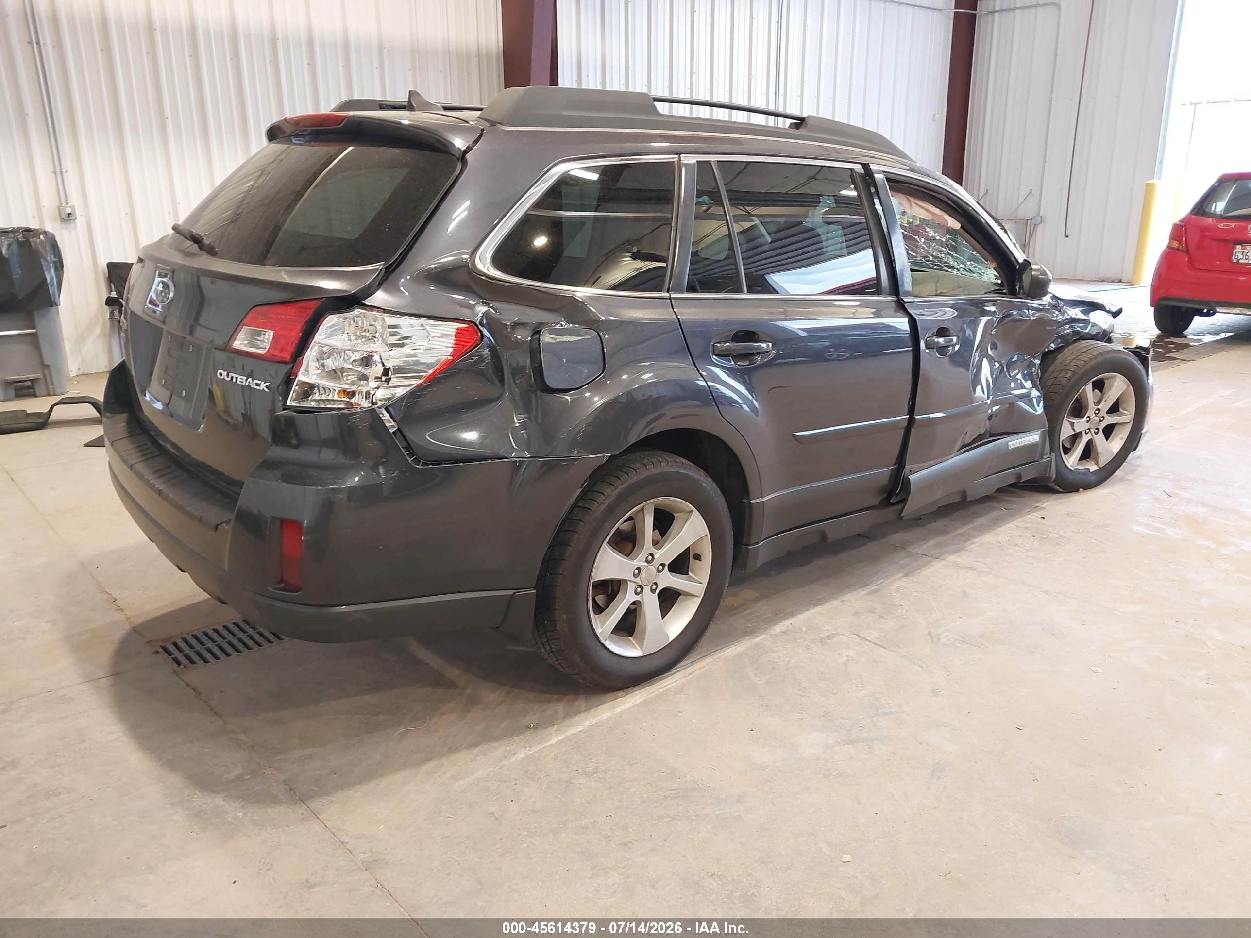 2012 Subaru Outback 2.5i Limited Gray vin: 4S4BRCKC3C3252458