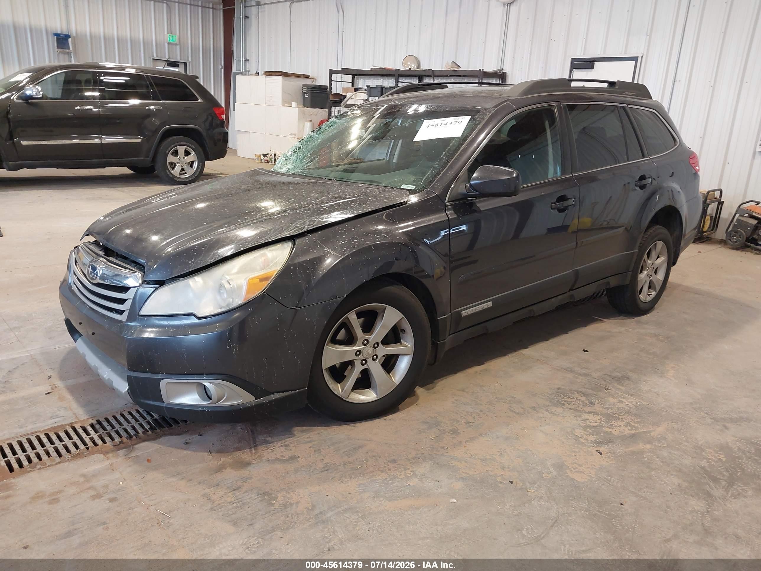 2012 Subaru Outback 2.5i Limited Gray vin: 4S4BRCKC3C3252458