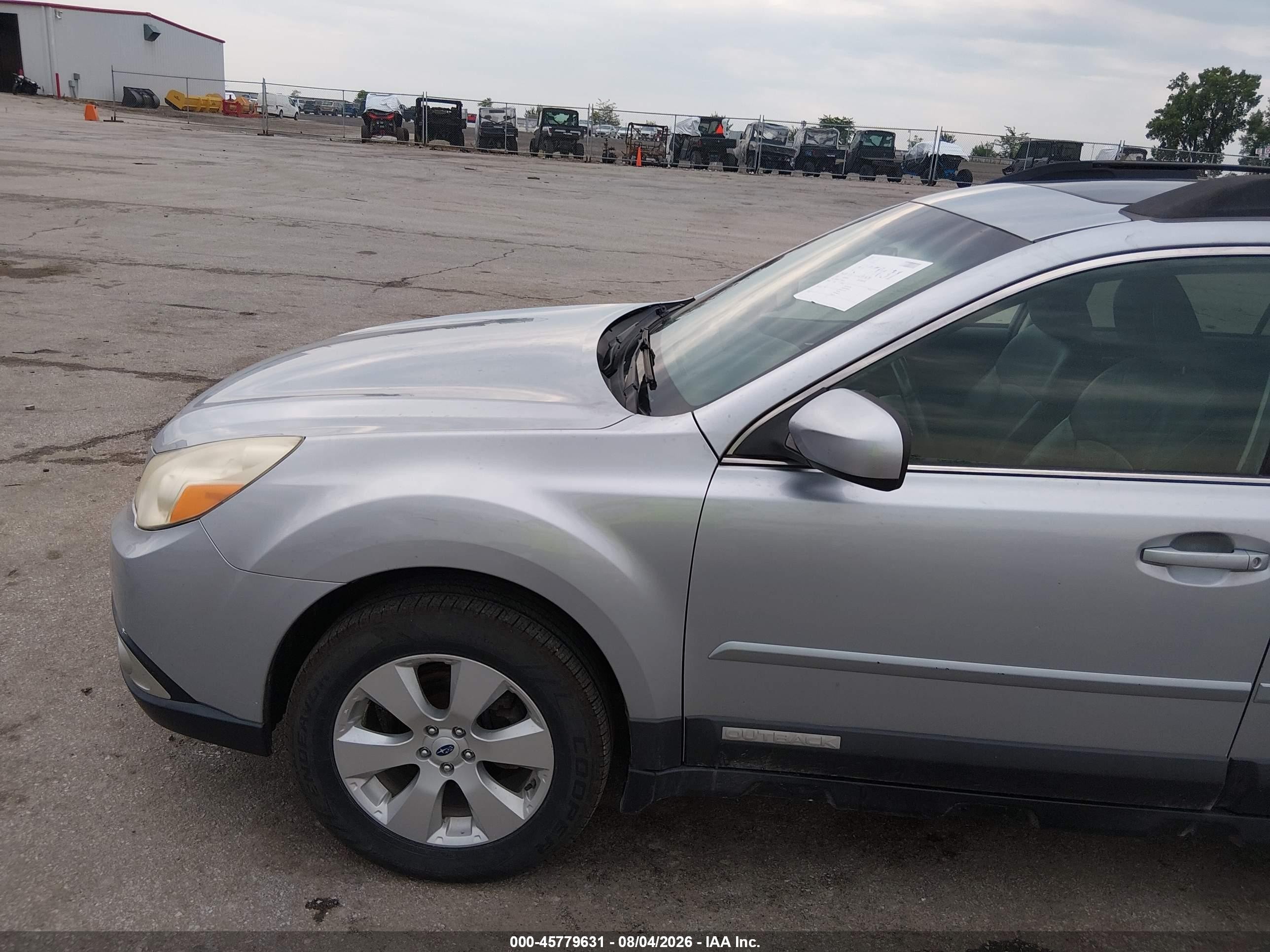 2012 Subaru Outback 2.5i Limited Light Blue vin: 4S4BRCKC3C3266649