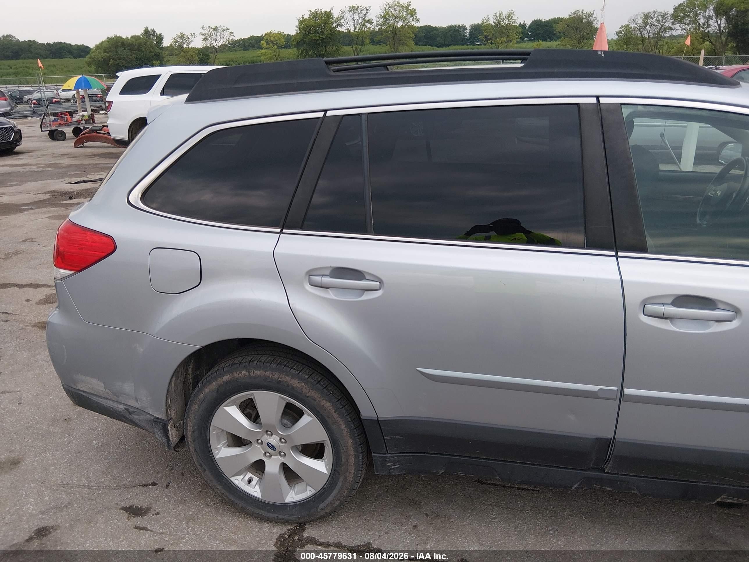 2012 Subaru Outback 2.5i Limited Light Blue vin: 4S4BRCKC3C3266649