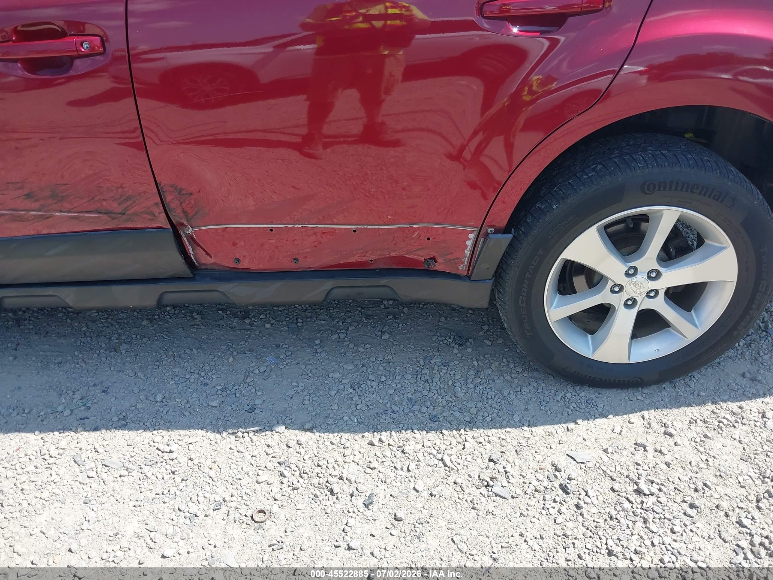 2013 Subaru Outback 2.5i Limited Red vin: 4S4BRCKC3D3246340