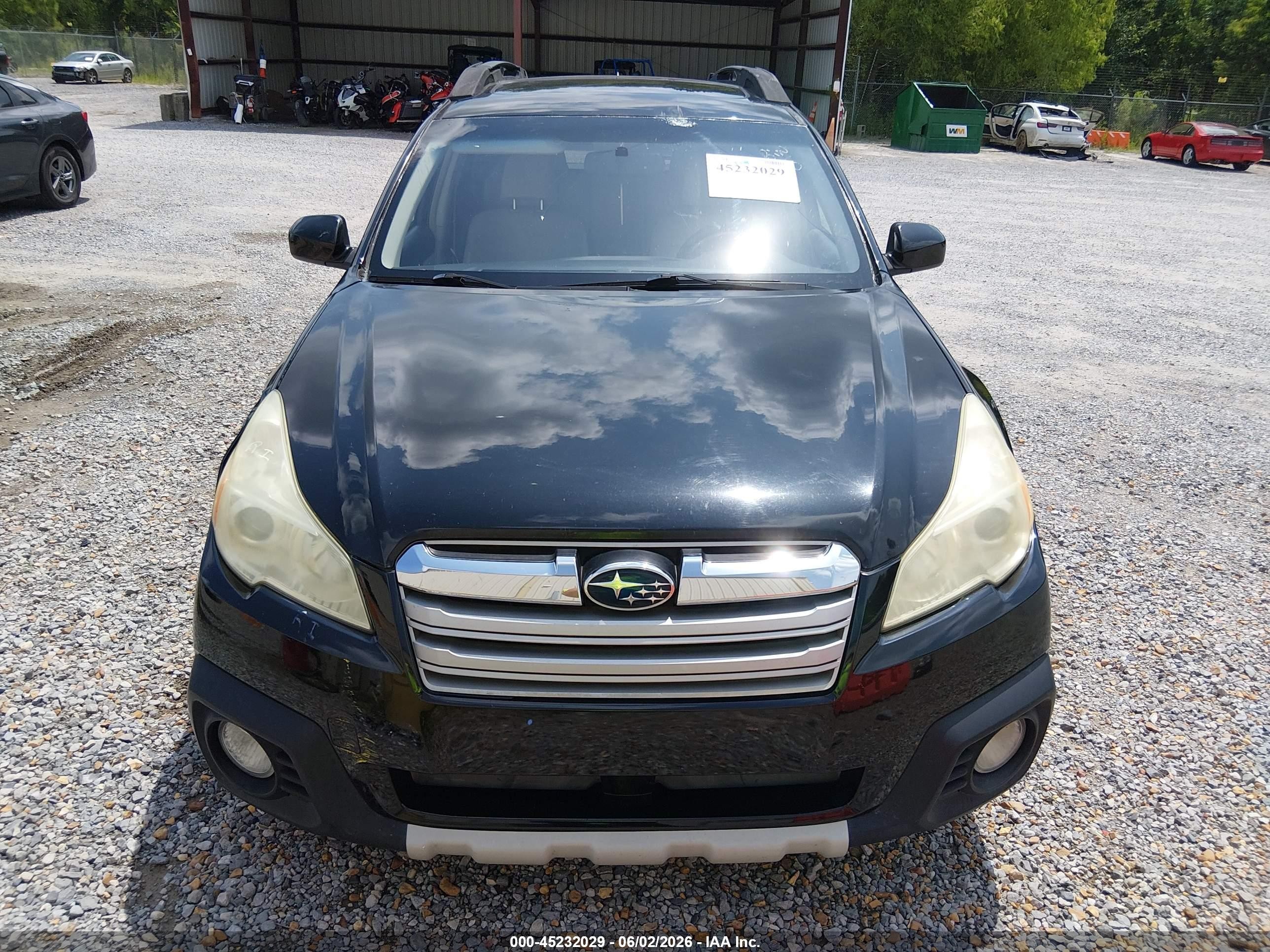 2013 Subaru Outback 2.5i Limited Black vin: 4S4BRCKC3D3277992