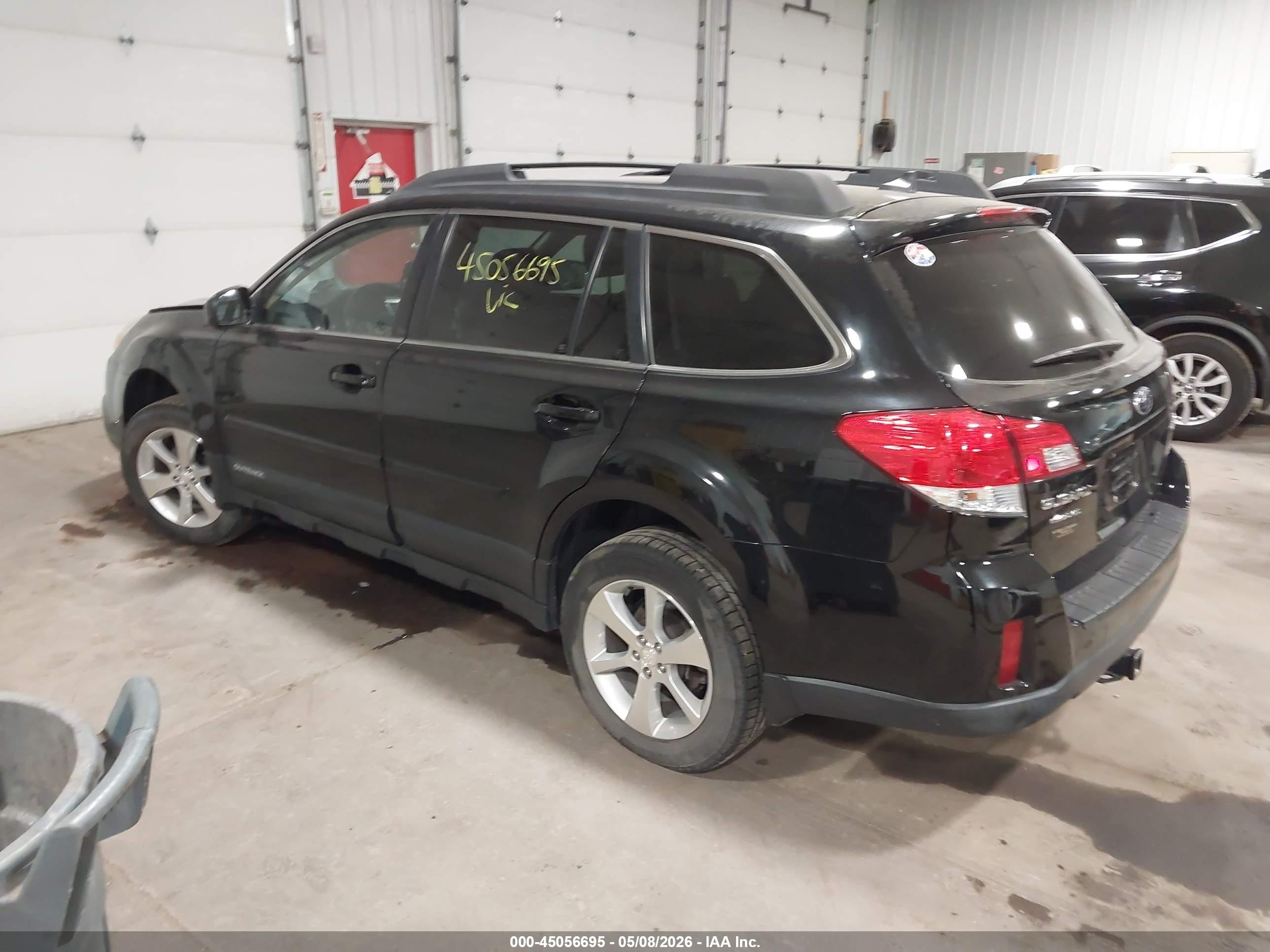 2013 Subaru Outback 2.5i Limited Black vin: 4S4BRCKC3D3282447