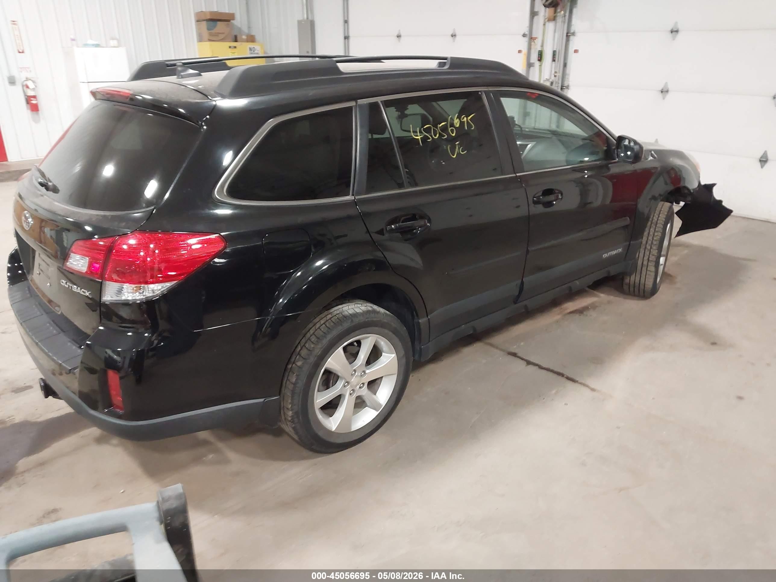 2013 Subaru Outback 2.5i Limited Black vin: 4S4BRCKC3D3282447