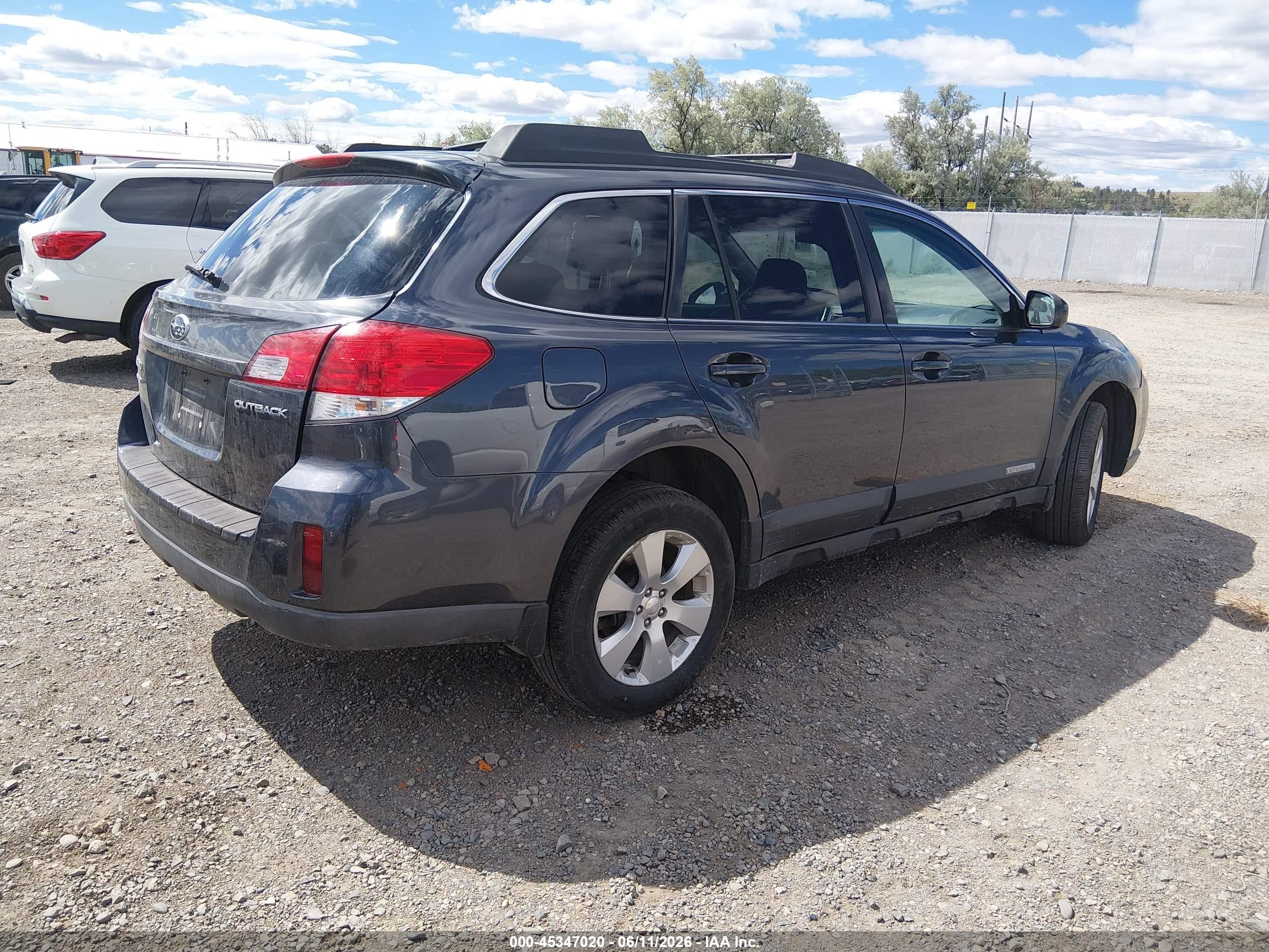 2010 Subaru Outback 2.5i Limited Gray vin: 4S4BRCKC4A3356227