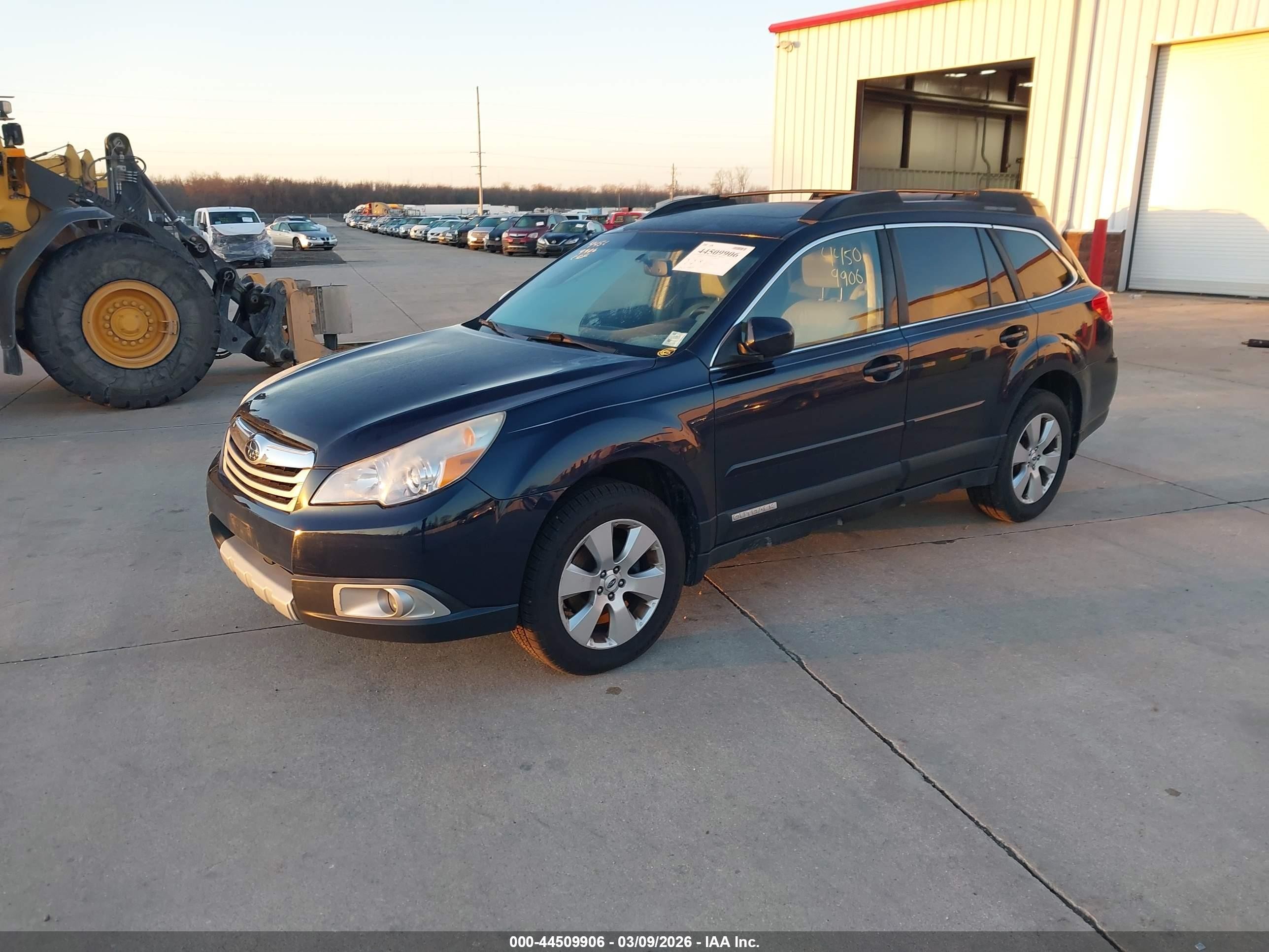 2012 Subaru Outback 2.5i Limited Blue vin: 4S4BRCKC4C3250766