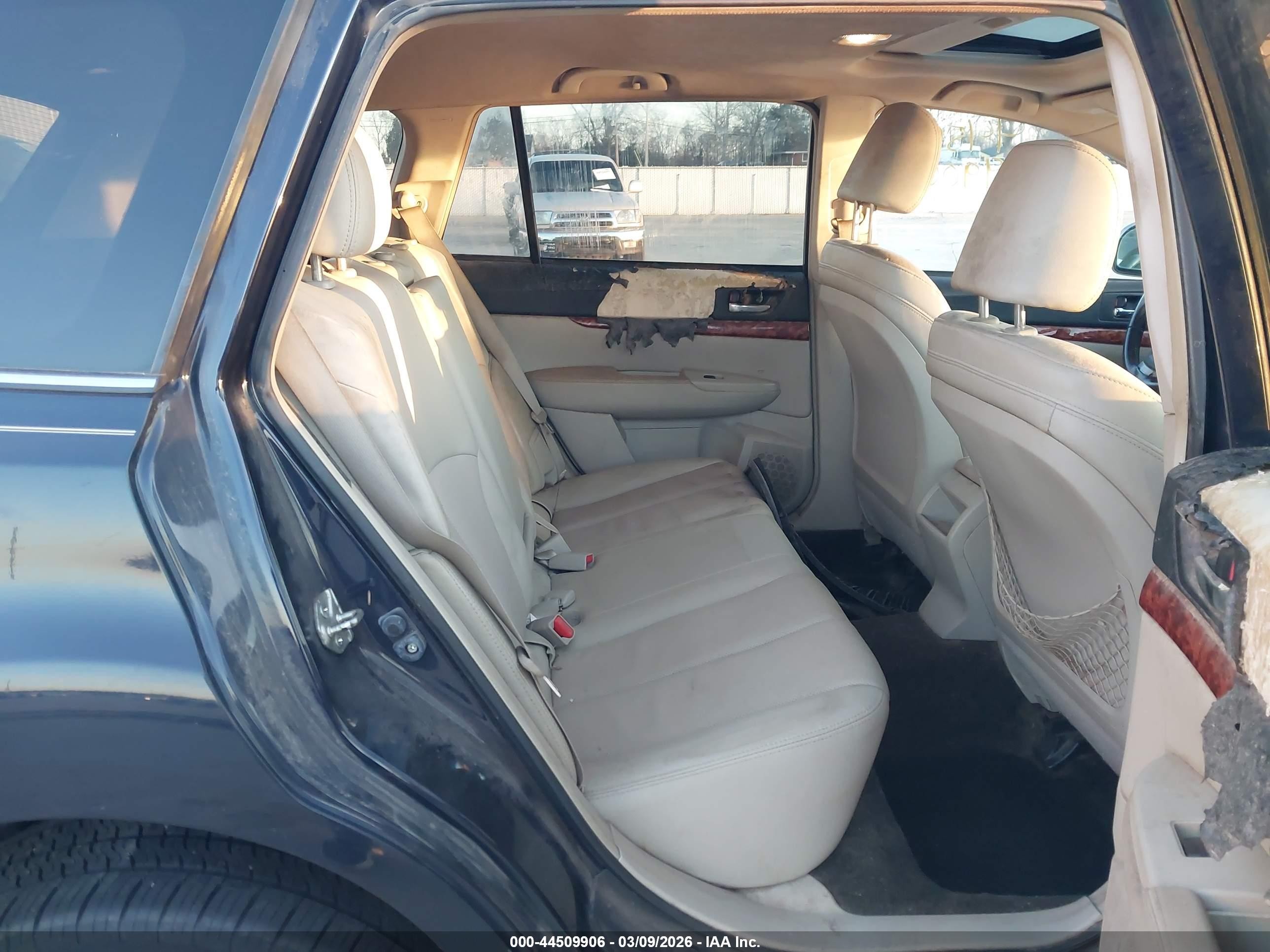 2012 Subaru Outback 2.5i Limited Blue vin: 4S4BRCKC4C3250766
