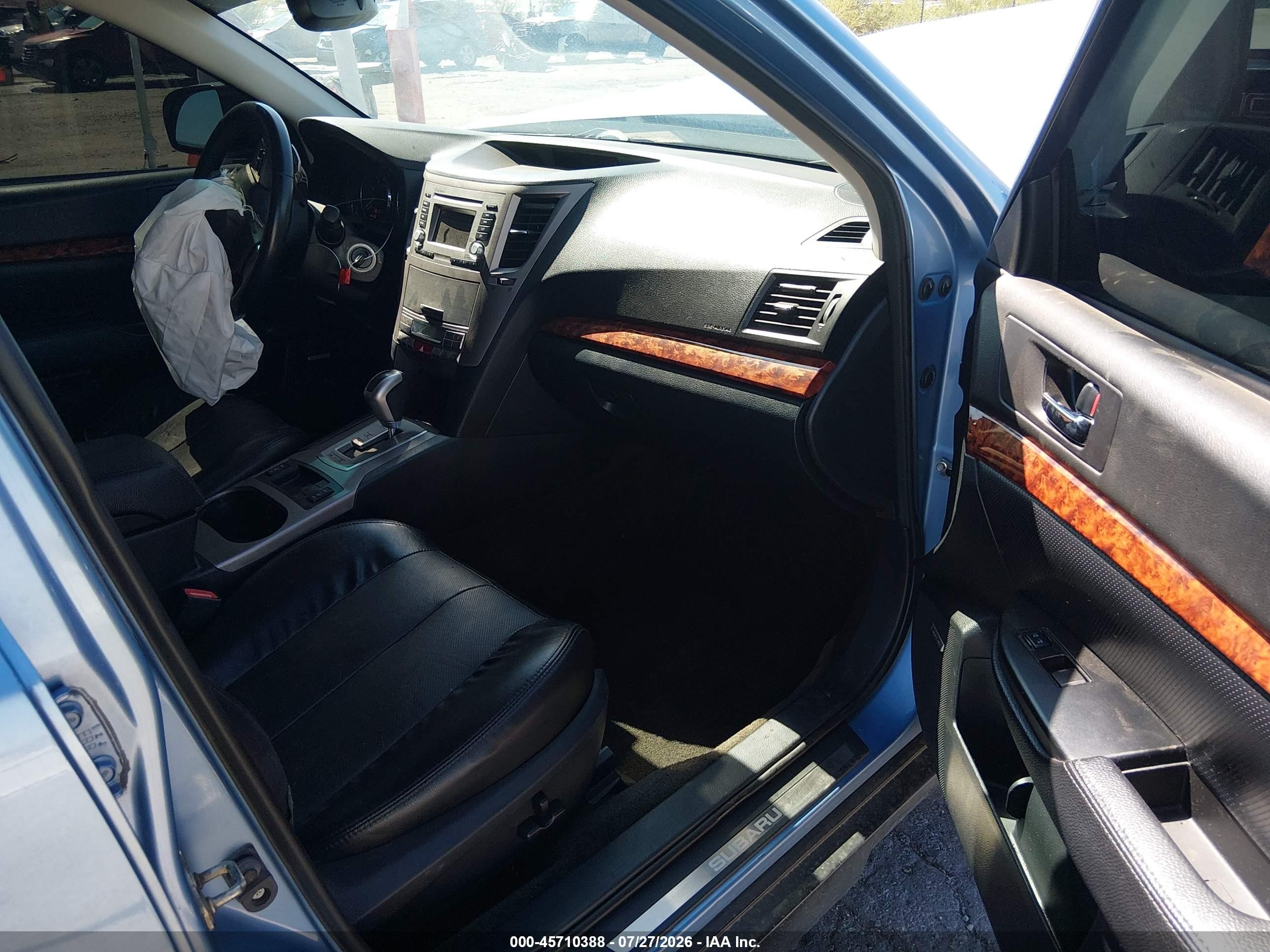2012 Subaru Outback 2.5i Limited Blue vin: 4S4BRCKC4C3253439