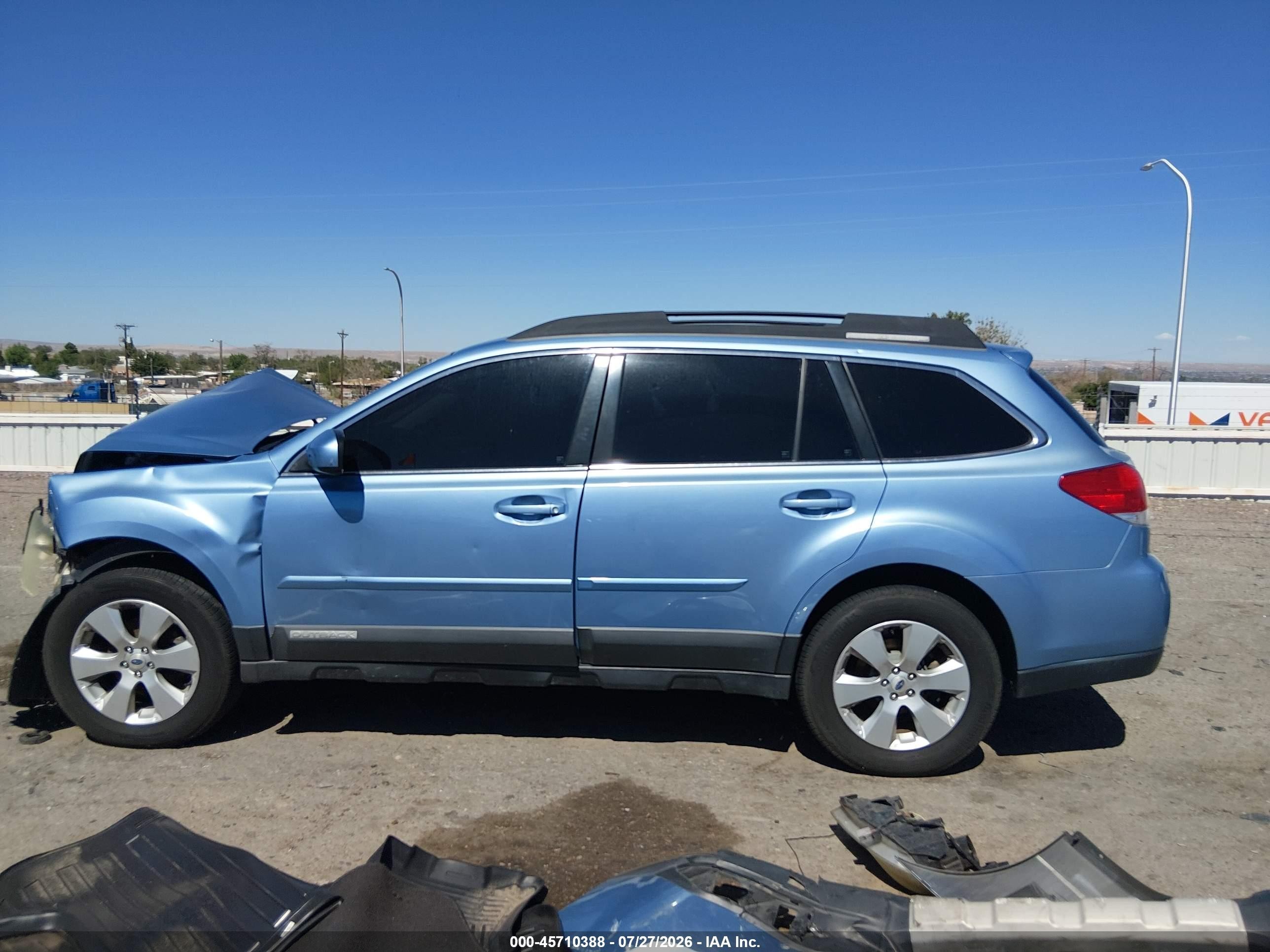 2012 Subaru Outback 2.5i Limited Blue vin: 4S4BRCKC4C3253439