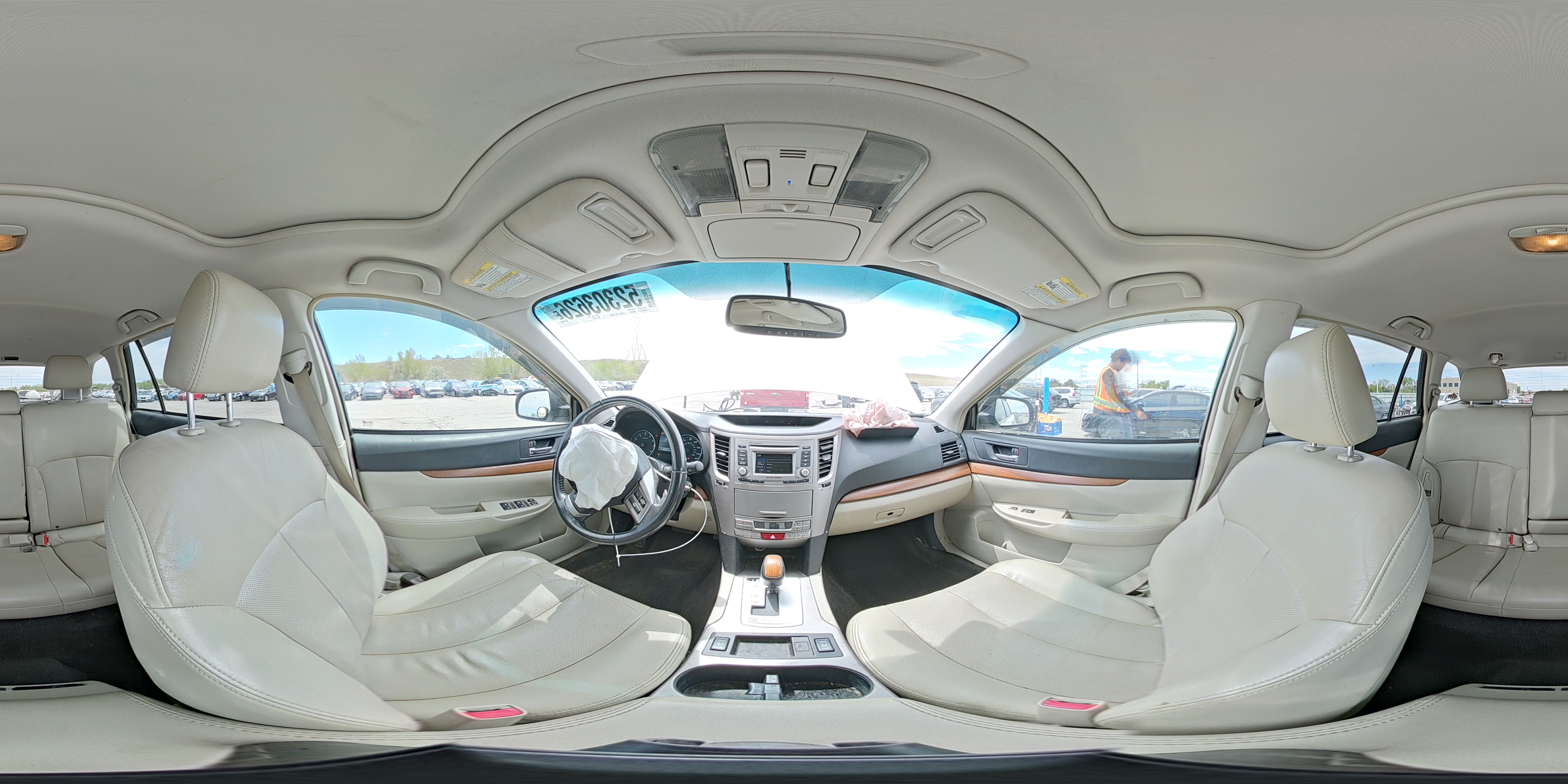 2013 Subaru Outback 2.5i Limited White vin: 4S4BRCKC4D3212911