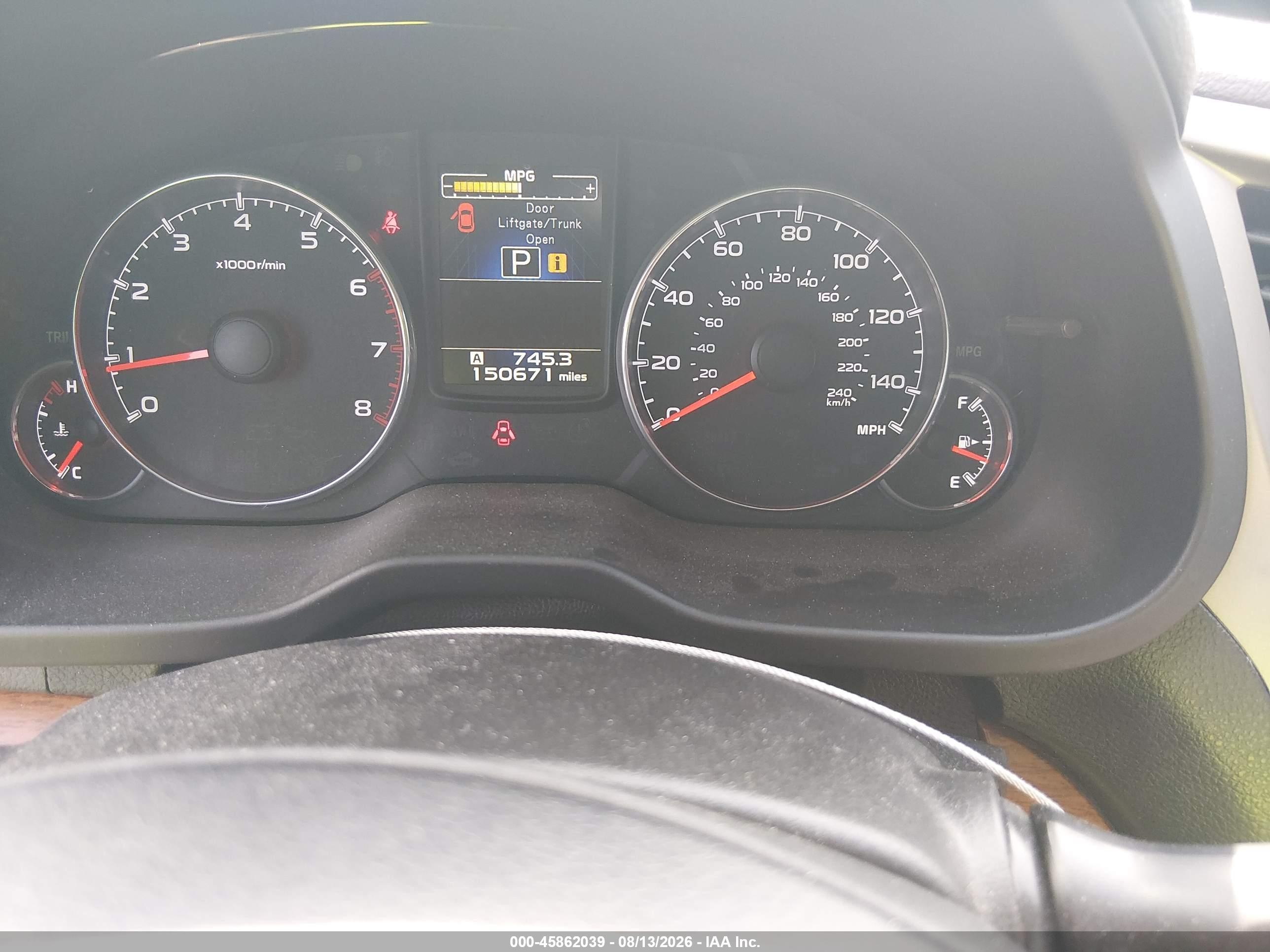 2013 Subaru Outback 2.5i Limited Blue vin: 4S4BRCKC4D3229272