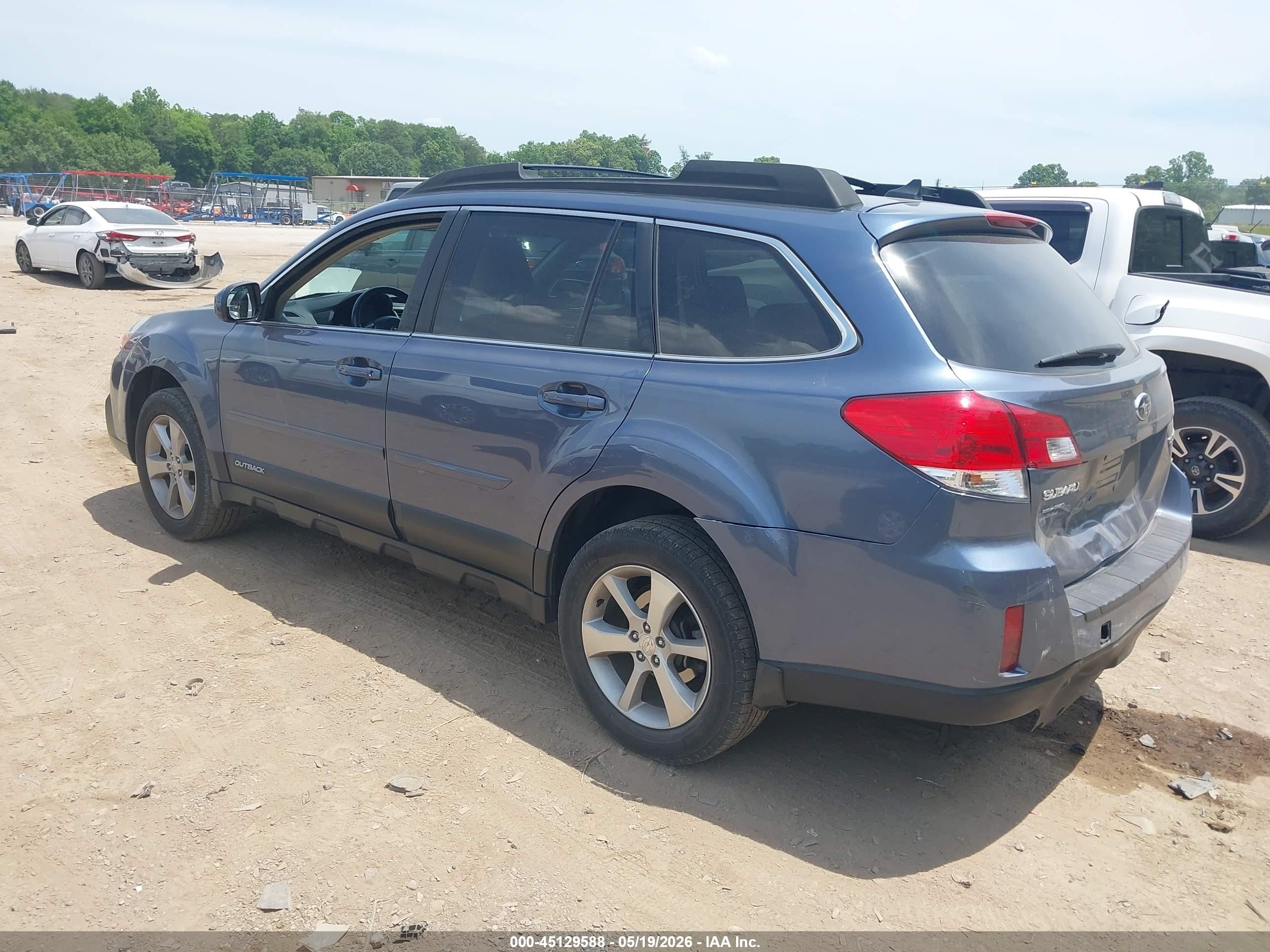 2013 Subaru Outback 2.5i Limited Blue vin: 4S4BRCKC4D3281288