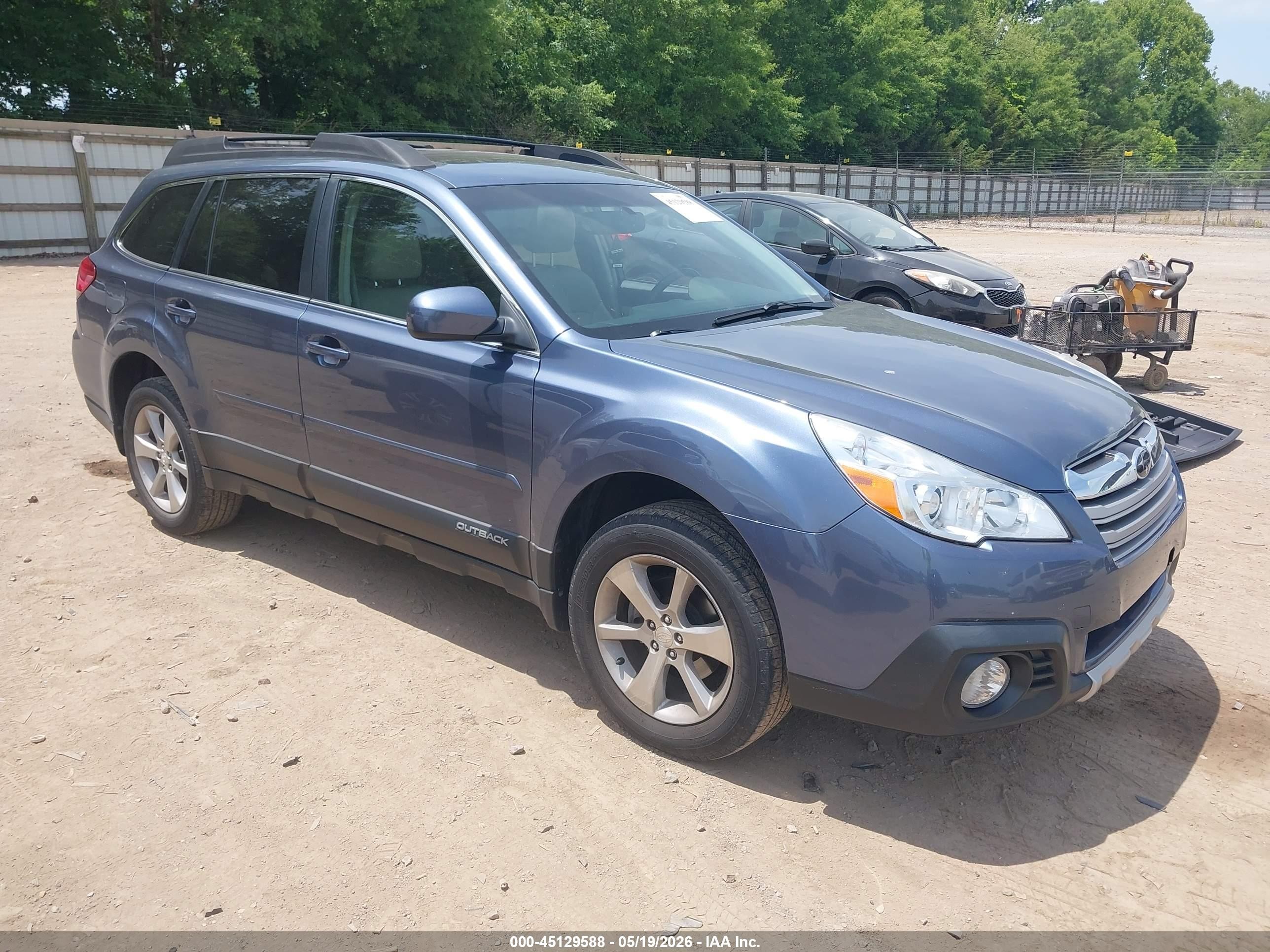 2013 Subaru Outback 2.5i Limited Blue vin: 4S4BRCKC4D3281288