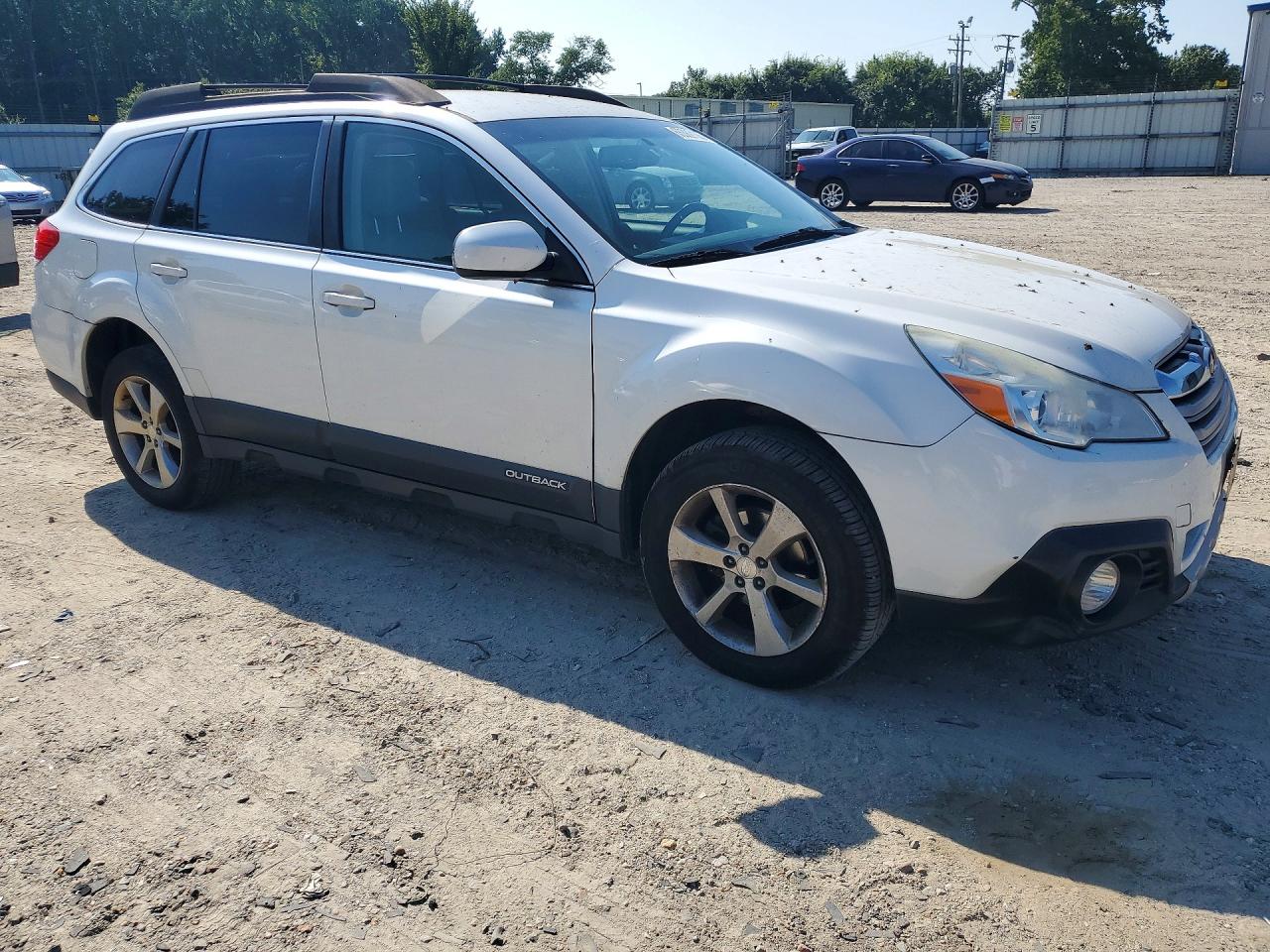 2014 Subaru Outback 2.5i Limited White vin: 4S4BRCKC4E3321449