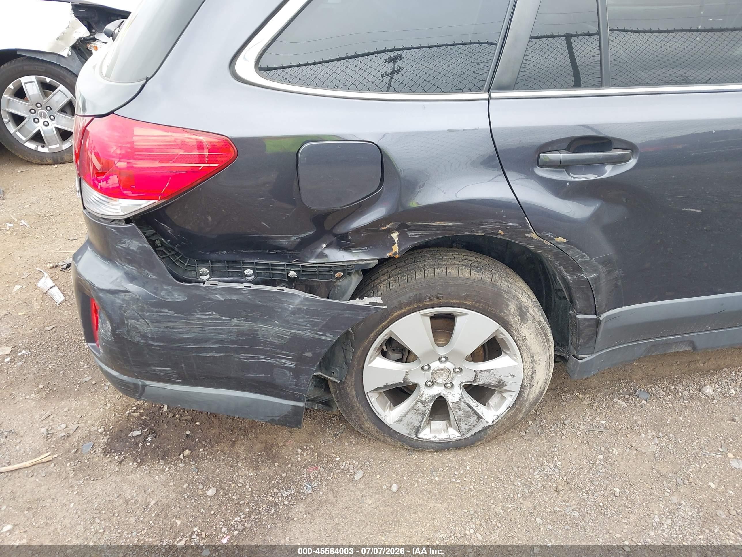 2010 Subaru Outback 2.5i Limited Blue vin: 4S4BRCKC5A3325343