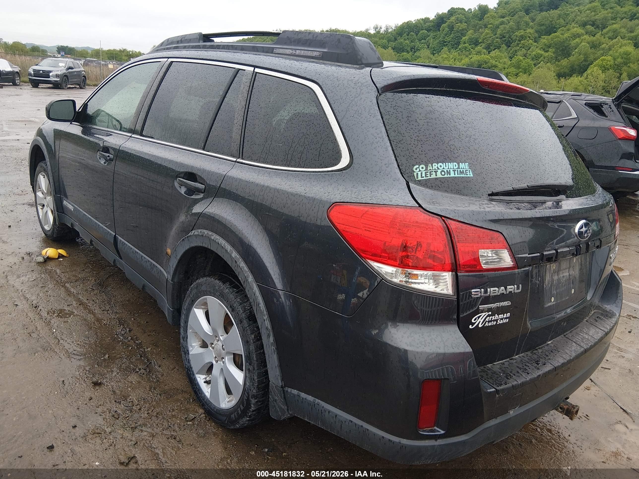 2010 Subaru Outback 2.5i Limited Серый vin: 4S4BRCKC5A3342689