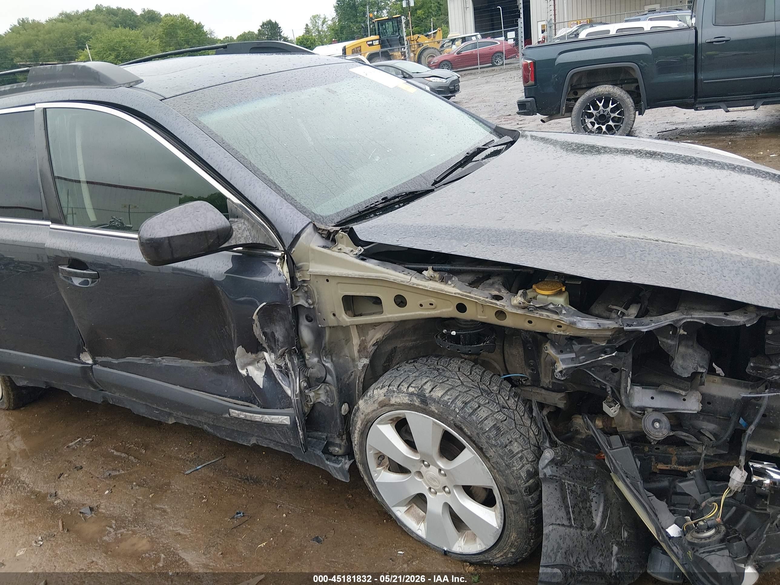 2010 Subaru Outback 2.5i Limited Серый vin: 4S4BRCKC5A3342689