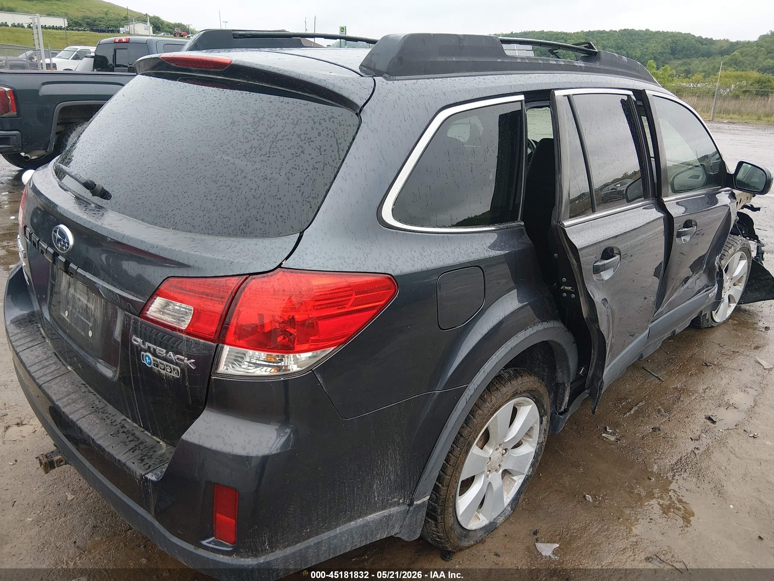 2010 Subaru Outback 2.5i Limited Серый vin: 4S4BRCKC5A3342689
