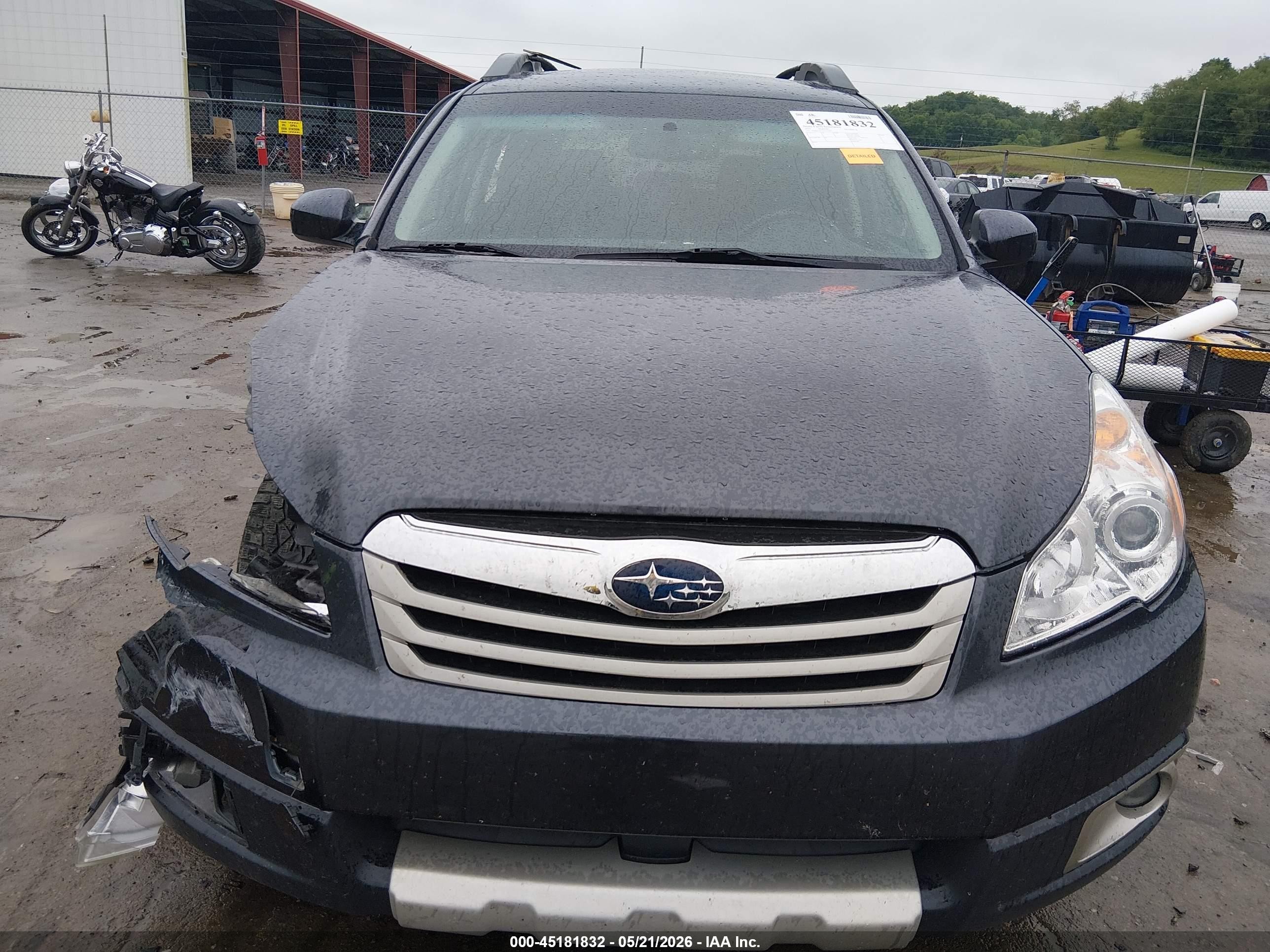 2010 Subaru Outback 2.5i Limited Серый vin: 4S4BRCKC5A3342689