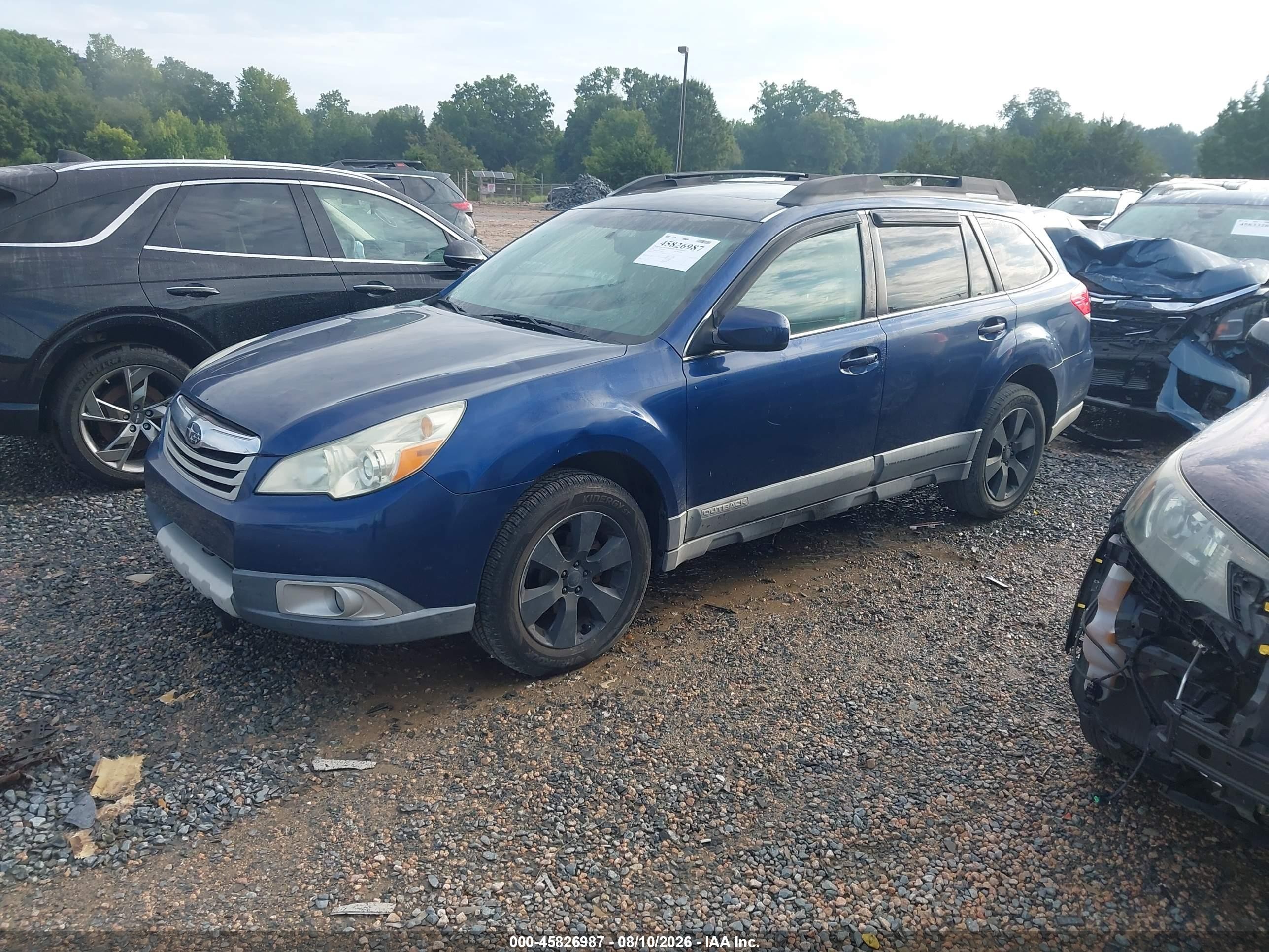 2011 Subaru Outback 2.5i Limited Blue vin: 4S4BRCKC5B3316451