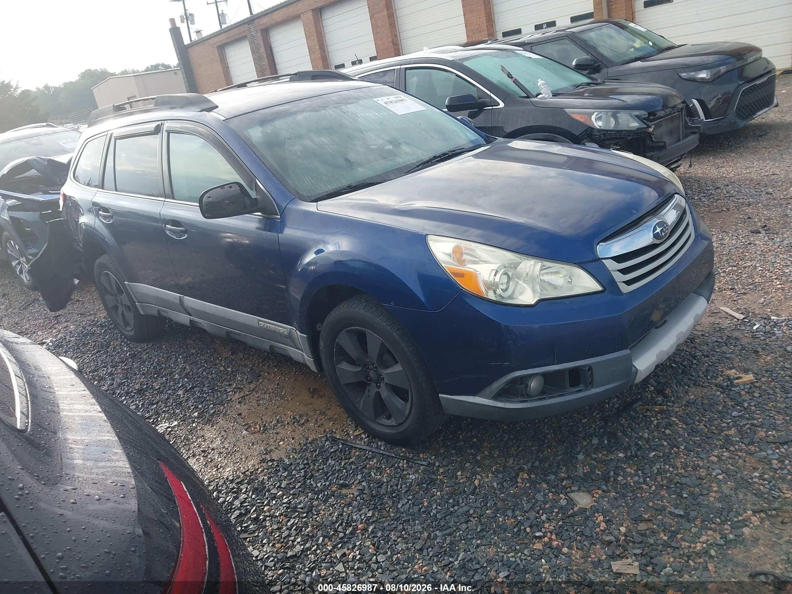 2011 Subaru Outback 2.5i Limited Blue vin: 4S4BRCKC5B3316451