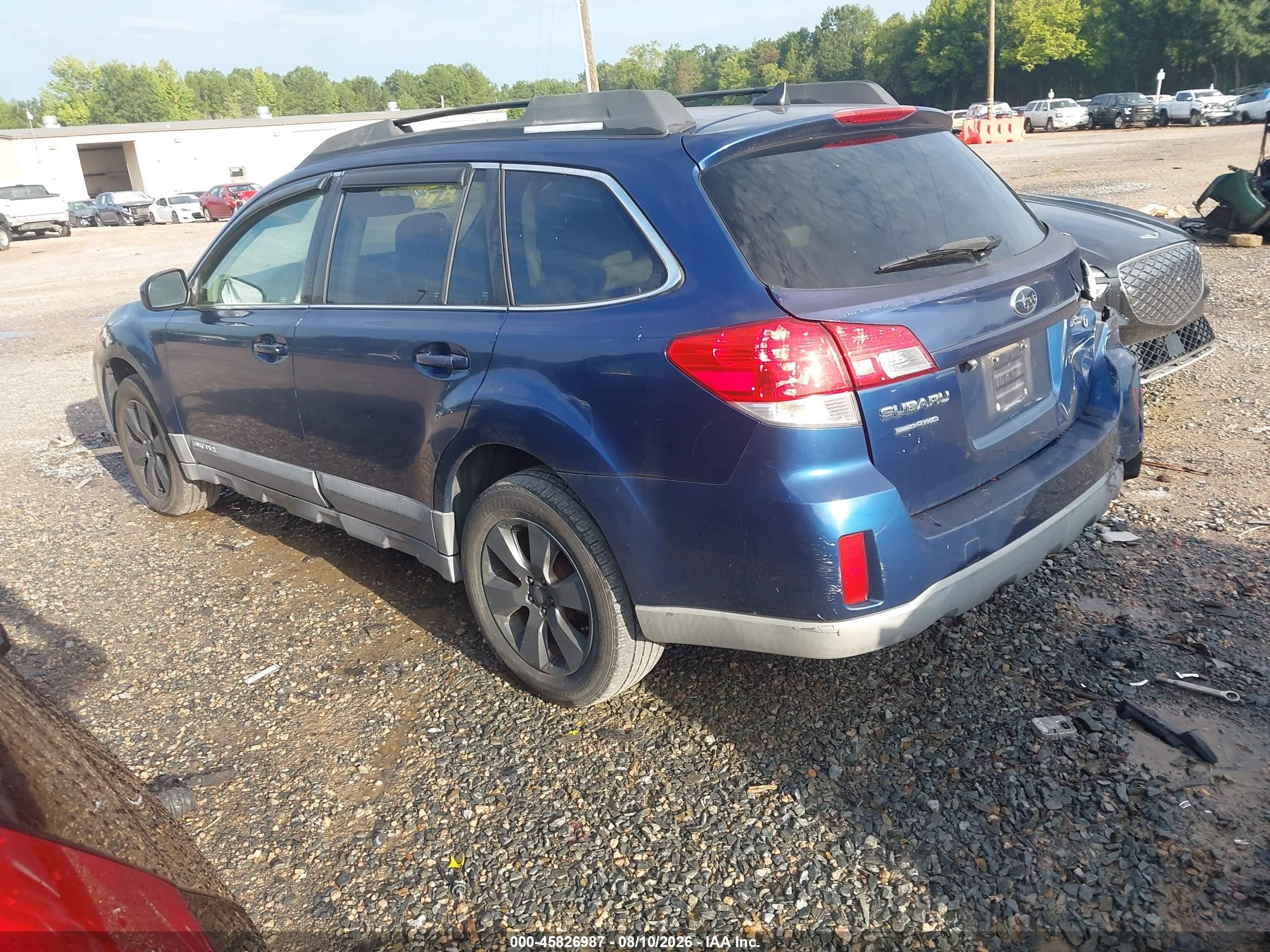 2011 Subaru Outback 2.5i Limited Blue vin: 4S4BRCKC5B3316451