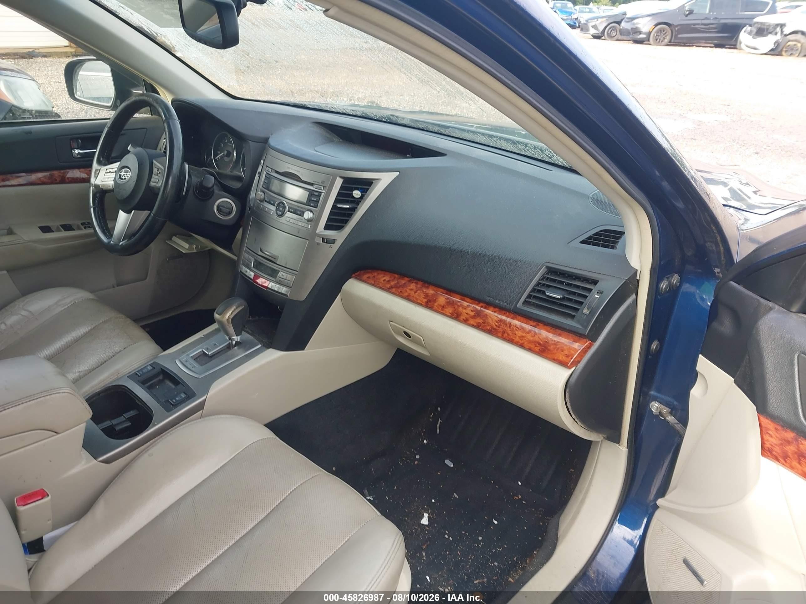 2011 Subaru Outback 2.5i Limited Blue vin: 4S4BRCKC5B3316451