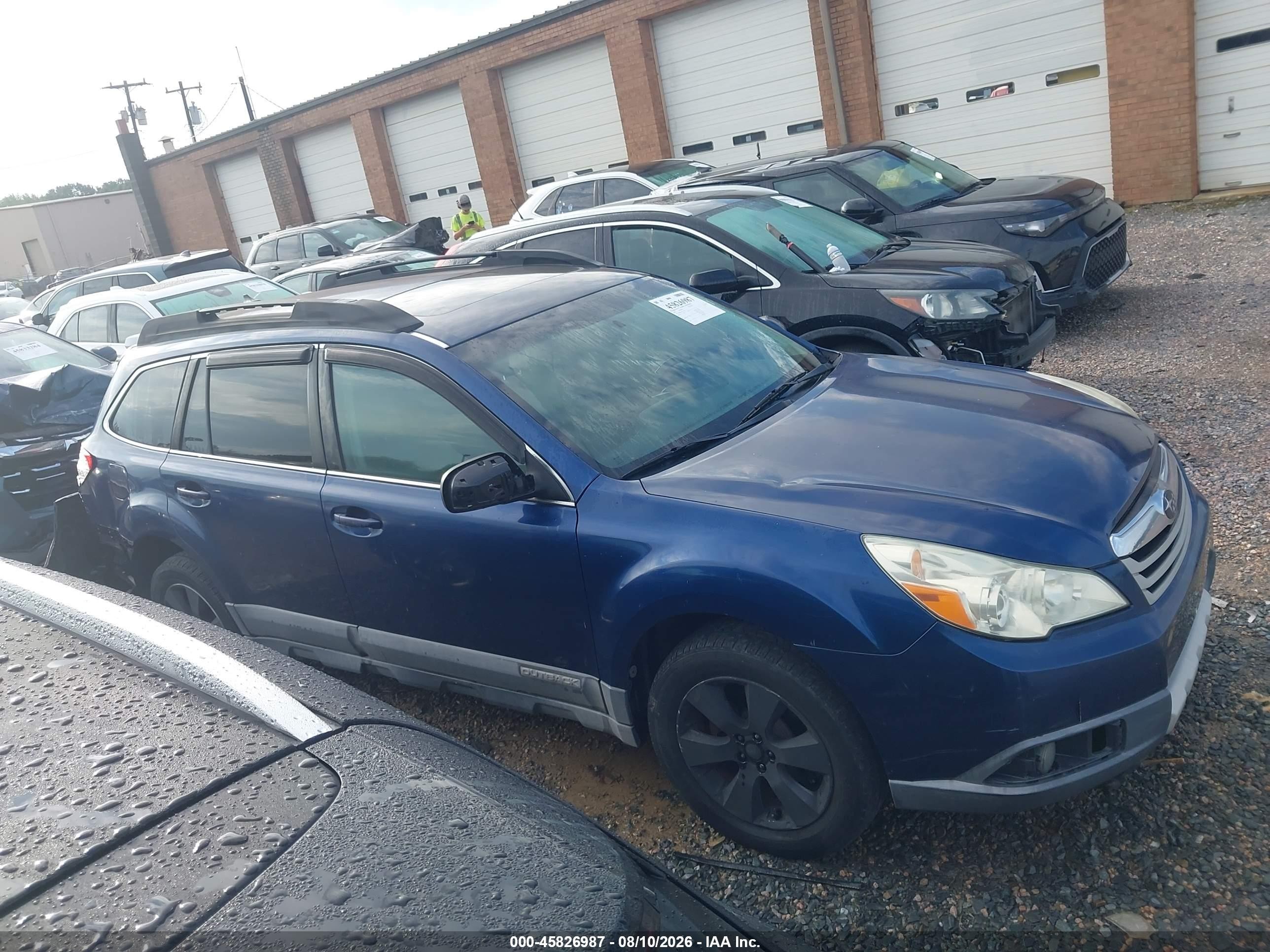 2011 Subaru Outback 2.5i Limited Blue vin: 4S4BRCKC5B3316451