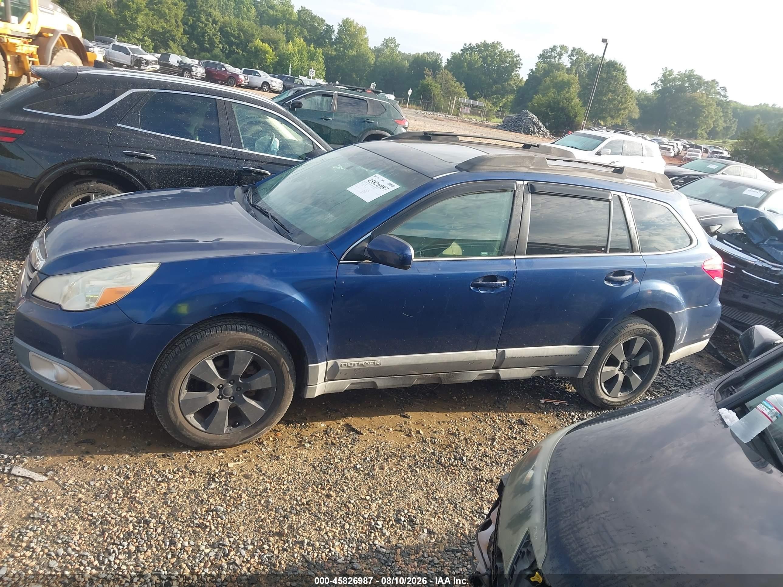 2011 Subaru Outback 2.5i Limited Blue vin: 4S4BRCKC5B3316451