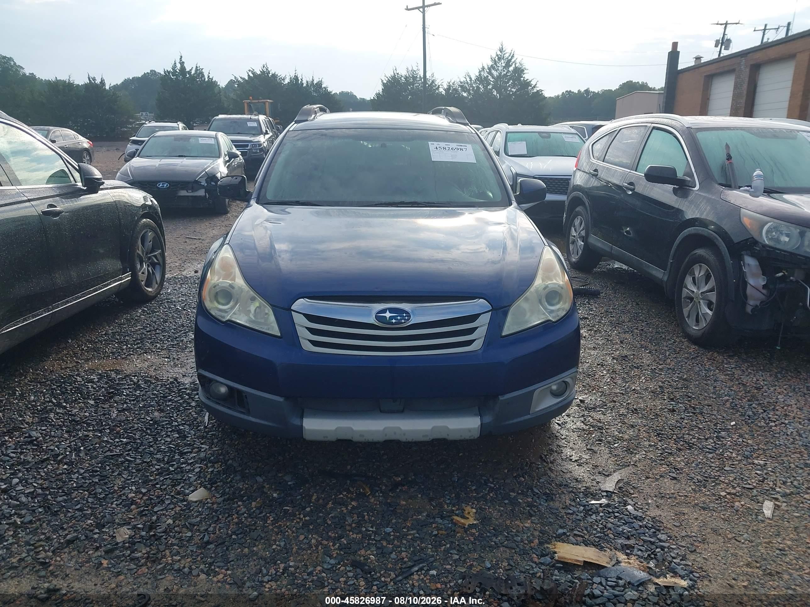 2011 Subaru Outback 2.5i Limited Blue vin: 4S4BRCKC5B3316451