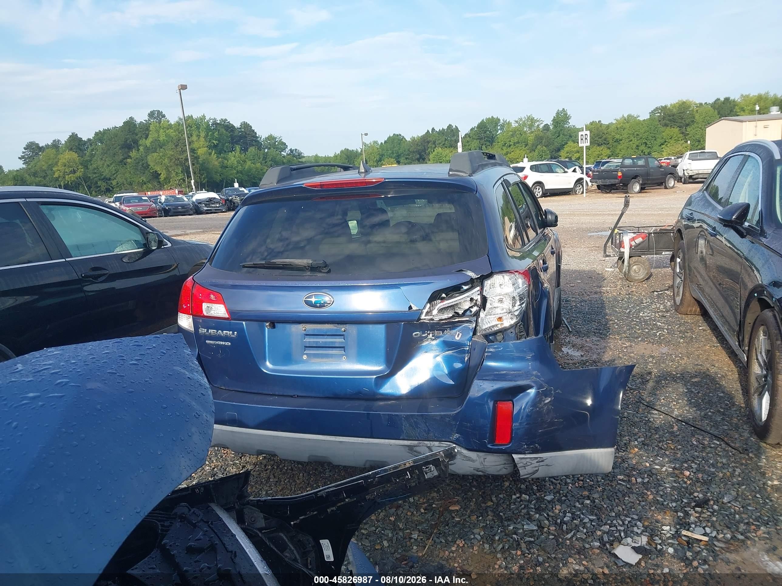 2011 Subaru Outback 2.5i Limited Blue vin: 4S4BRCKC5B3316451