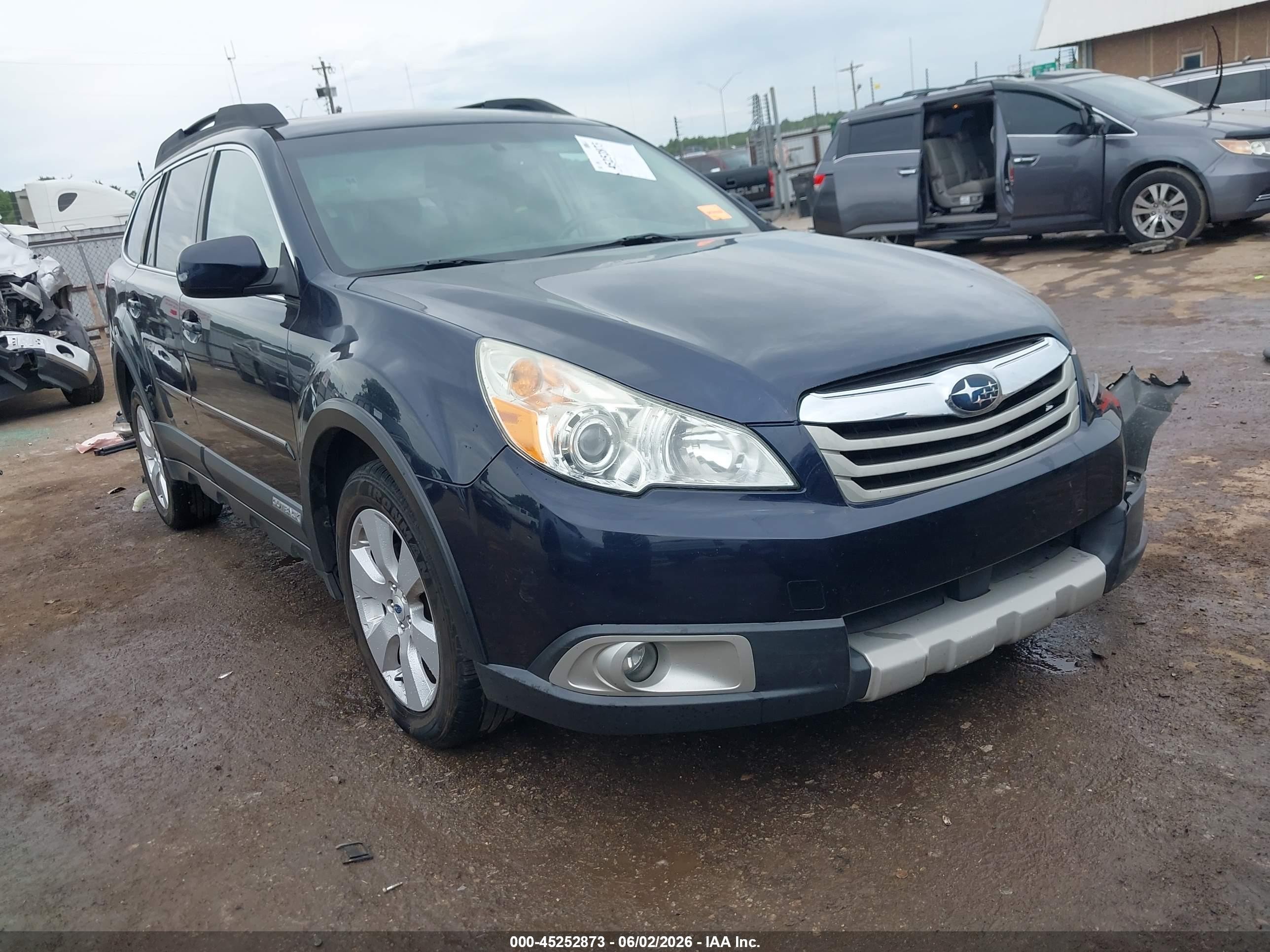2012 Subaru Outback 2.5i Limited Blue vin: 4S4BRCKC5C3248749