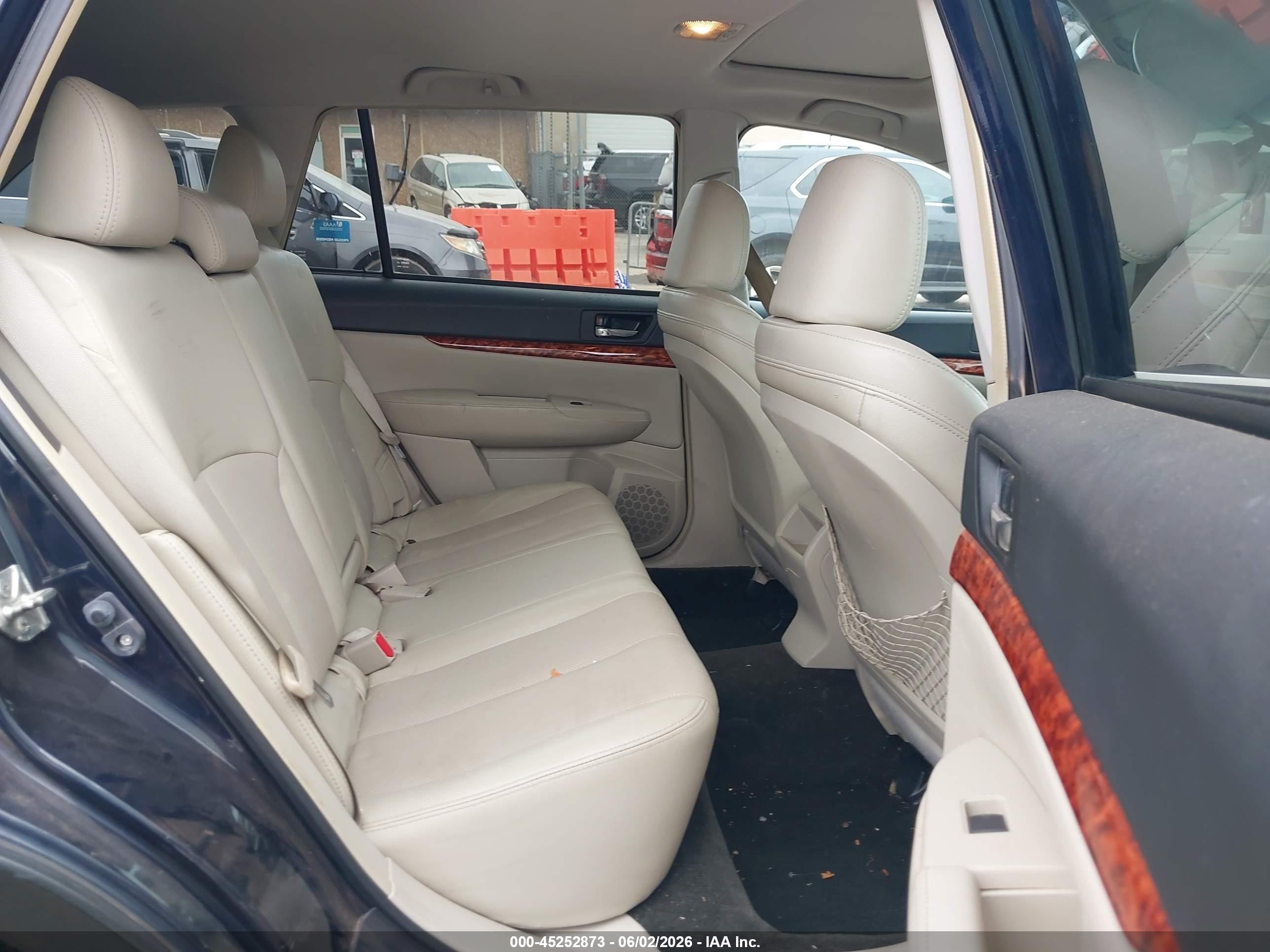 2012 Subaru Outback 2.5i Limited Blue vin: 4S4BRCKC5C3248749