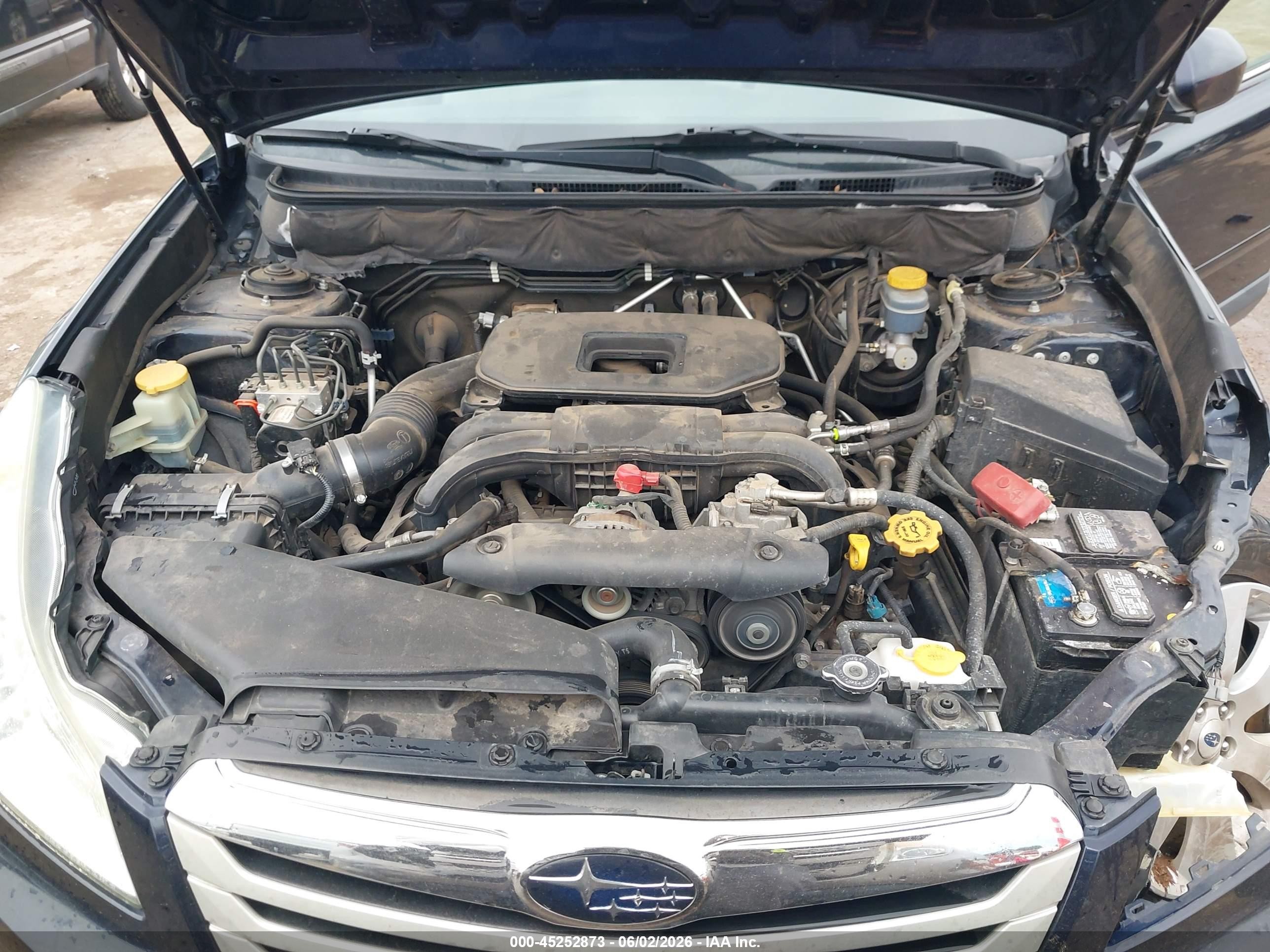2012 Subaru Outback 2.5i Limited Blue vin: 4S4BRCKC5C3248749