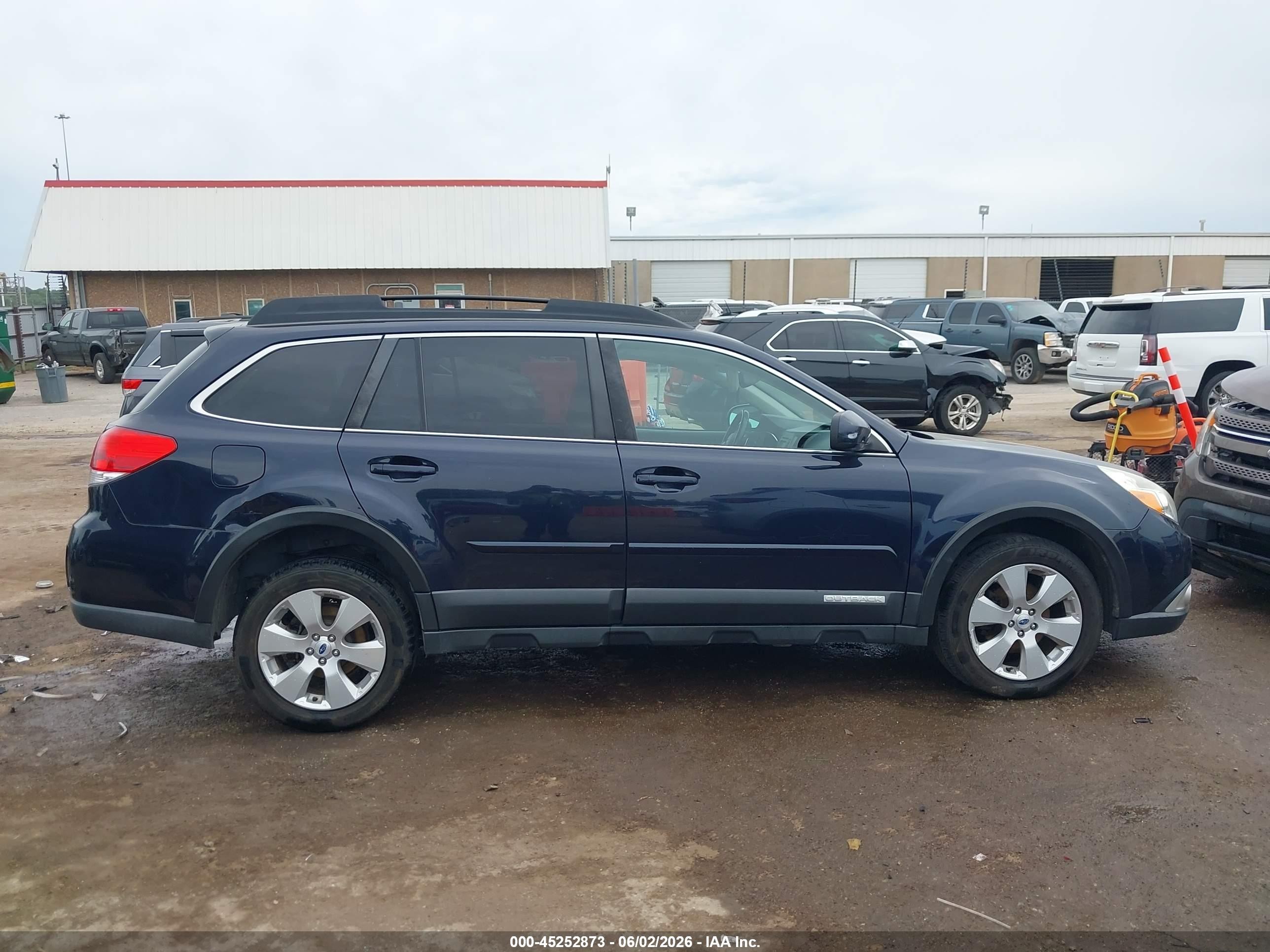 2012 Subaru Outback 2.5i Limited Blue vin: 4S4BRCKC5C3248749