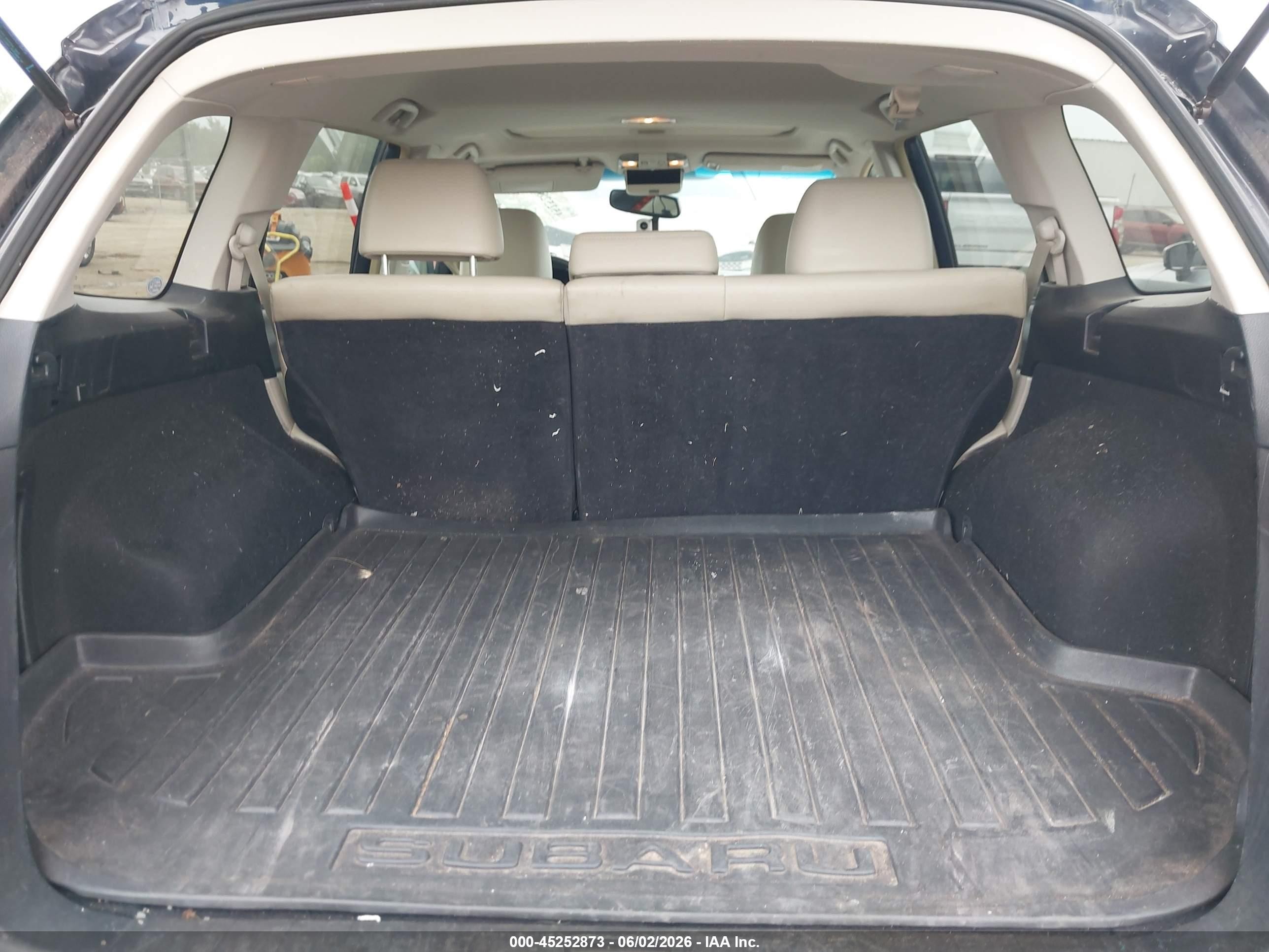 2012 Subaru Outback 2.5i Limited Blue vin: 4S4BRCKC5C3248749