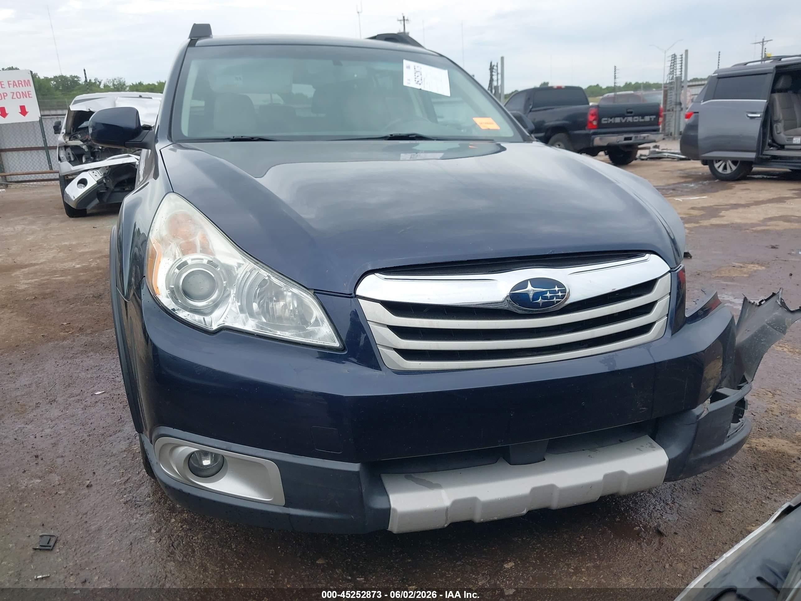 2012 Subaru Outback 2.5i Limited Blue vin: 4S4BRCKC5C3248749