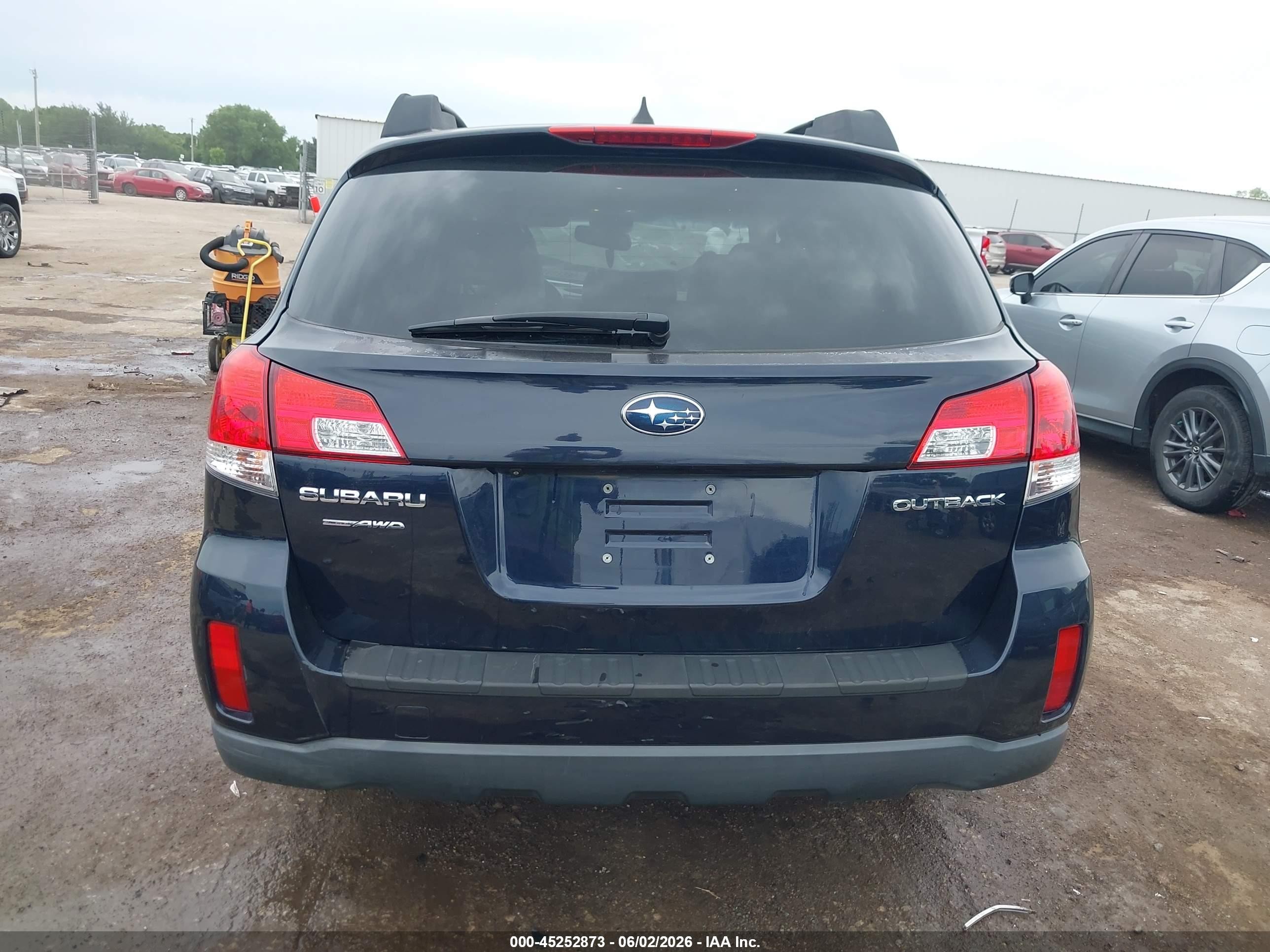 2012 Subaru Outback 2.5i Limited Blue vin: 4S4BRCKC5C3248749