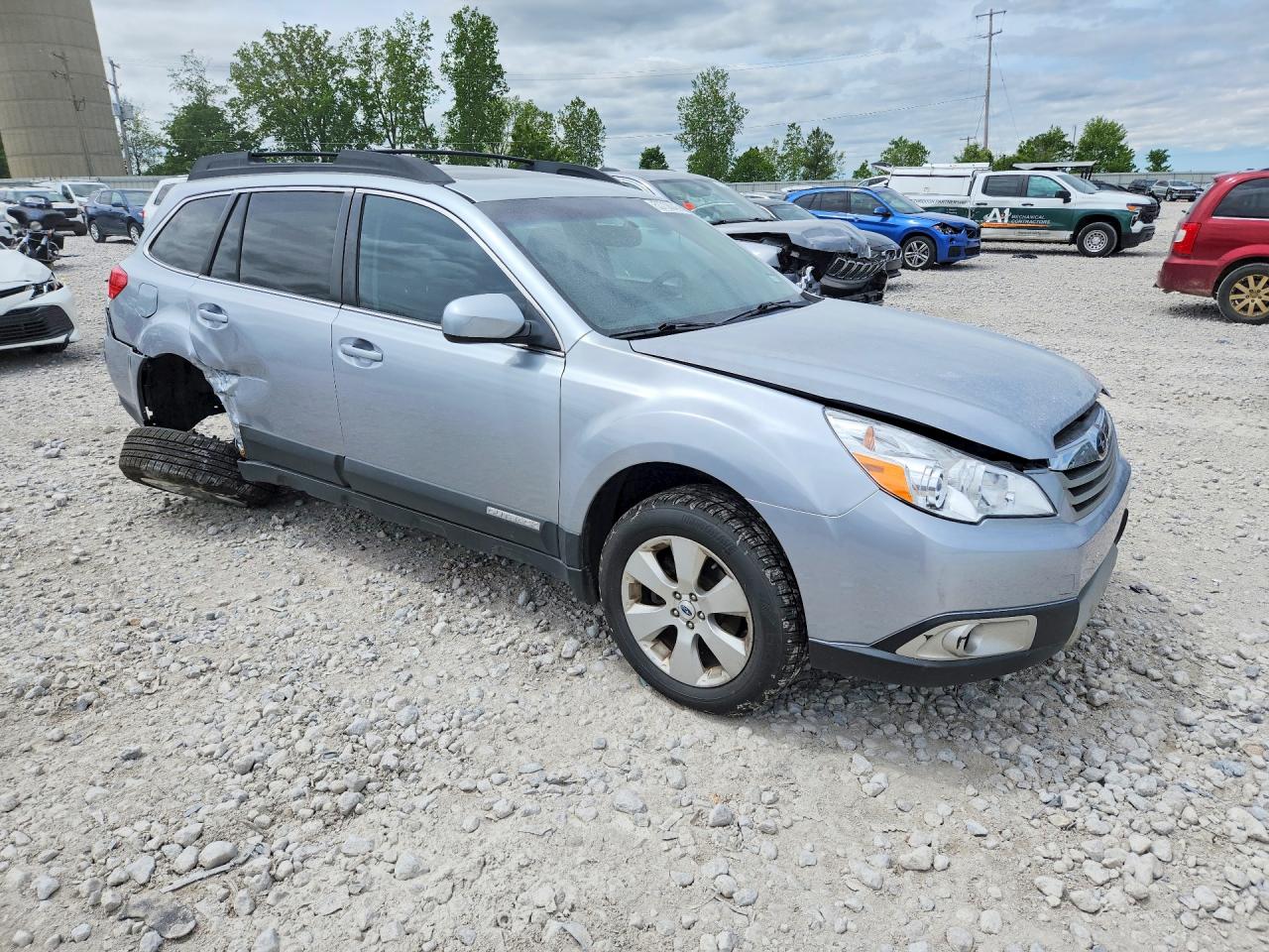 2012 Subaru Outback 2.5i Limited Silver vin: 4S4BRCKC5C3293948