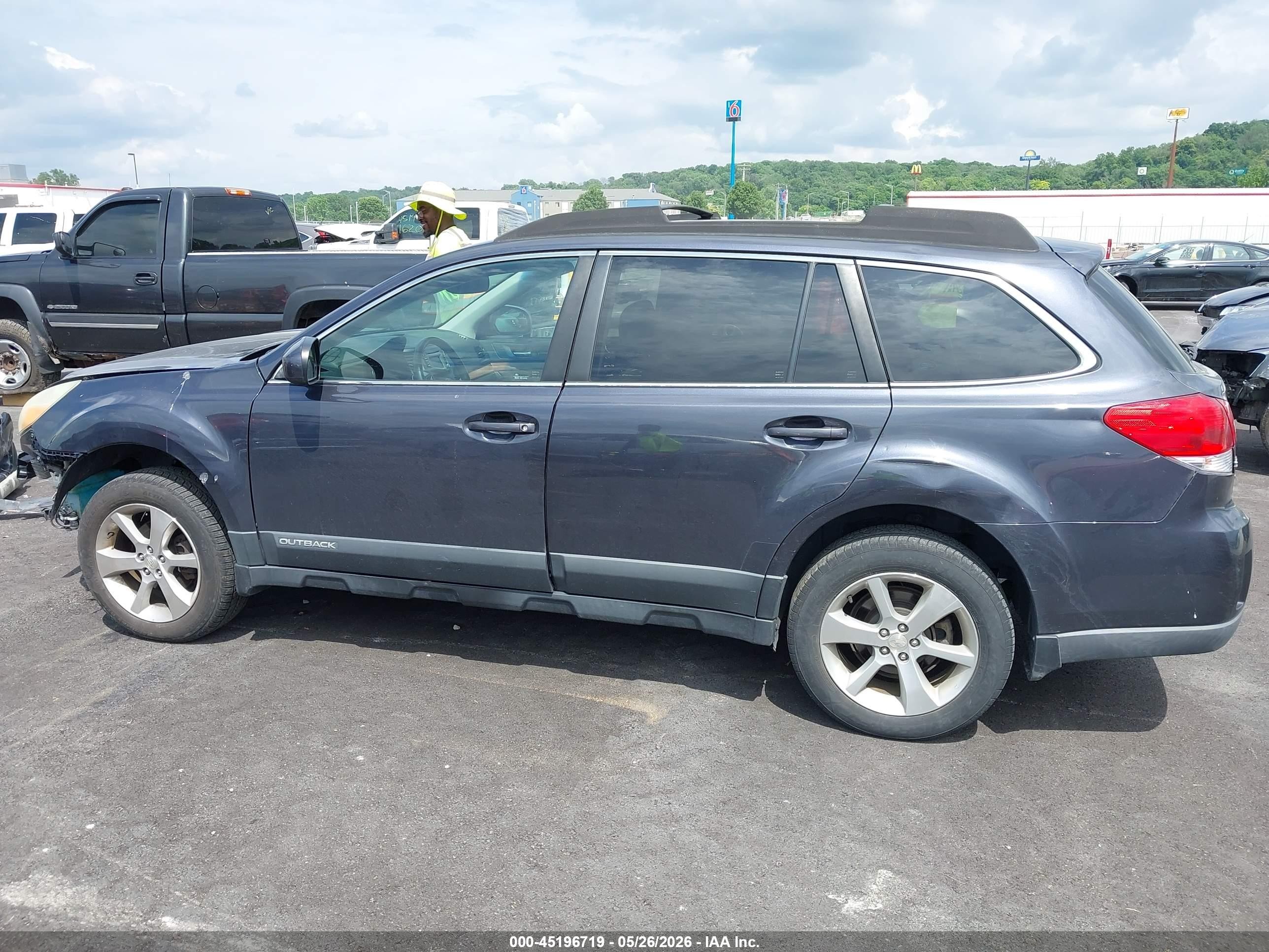 2013 Subaru Outback 2.5i Limited Navy vin: 4S4BRCKC5D3301581